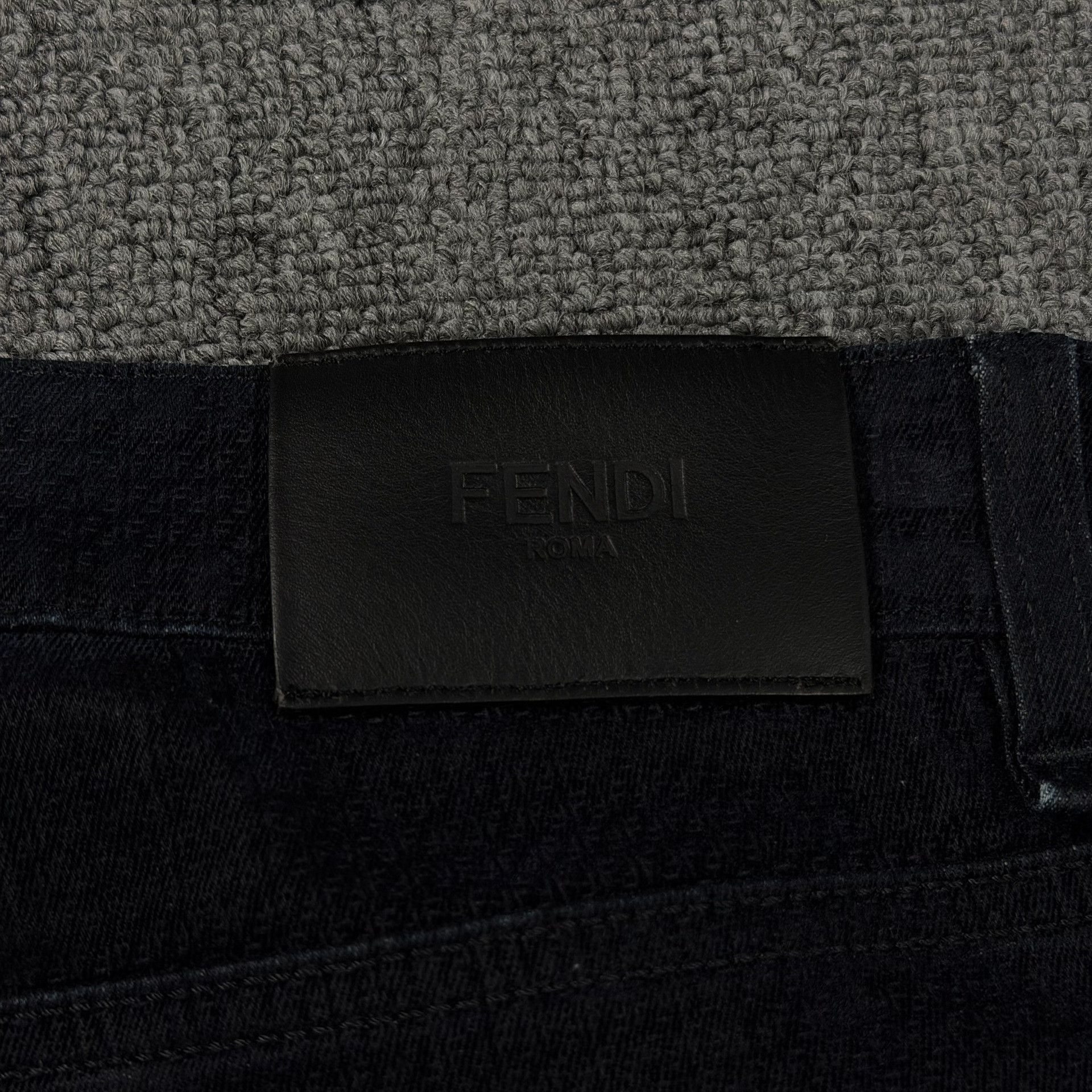Fendi Fendi Flocked Monogram Jeans 32 Size US 32 / EU 48 - 7 Thumbnail