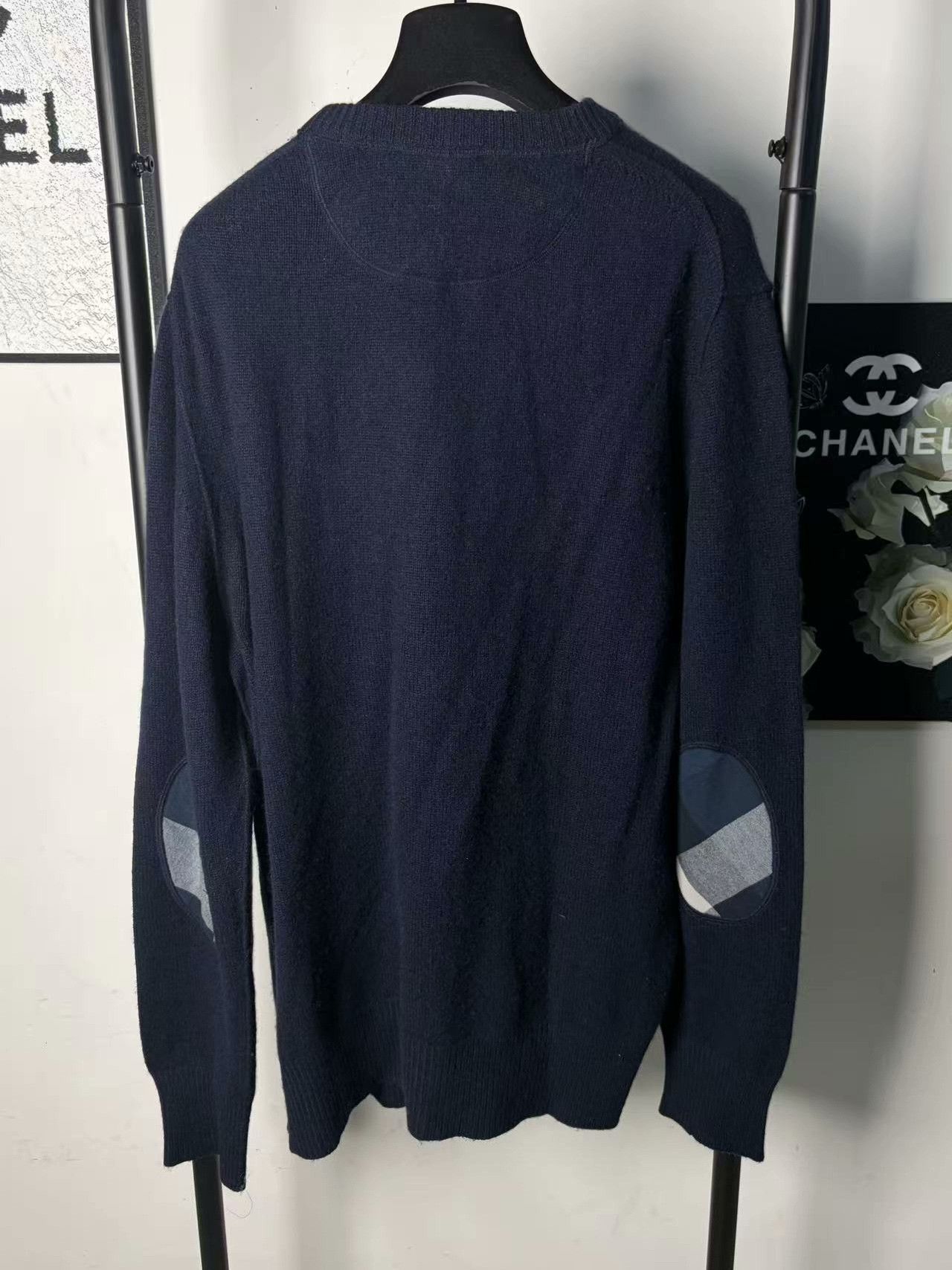 Burberry Burberry Knit Wool White Sweater xl Men Size US XL / EU 56 / 4 - 2 Thumbnail