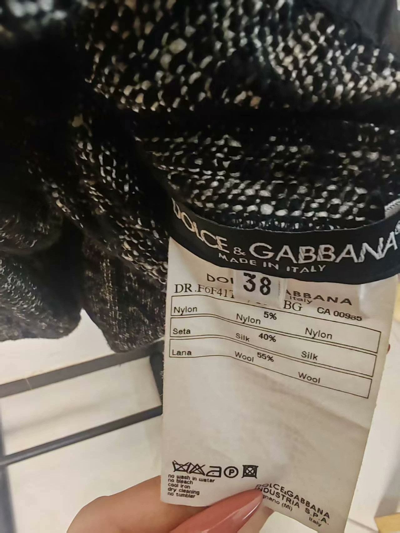 Dolce & Gabbana Dolce & Gabbana Wool White T-Shirt M Women Size M / US 6-8 / IT 42-44 - 3 Thumbnail