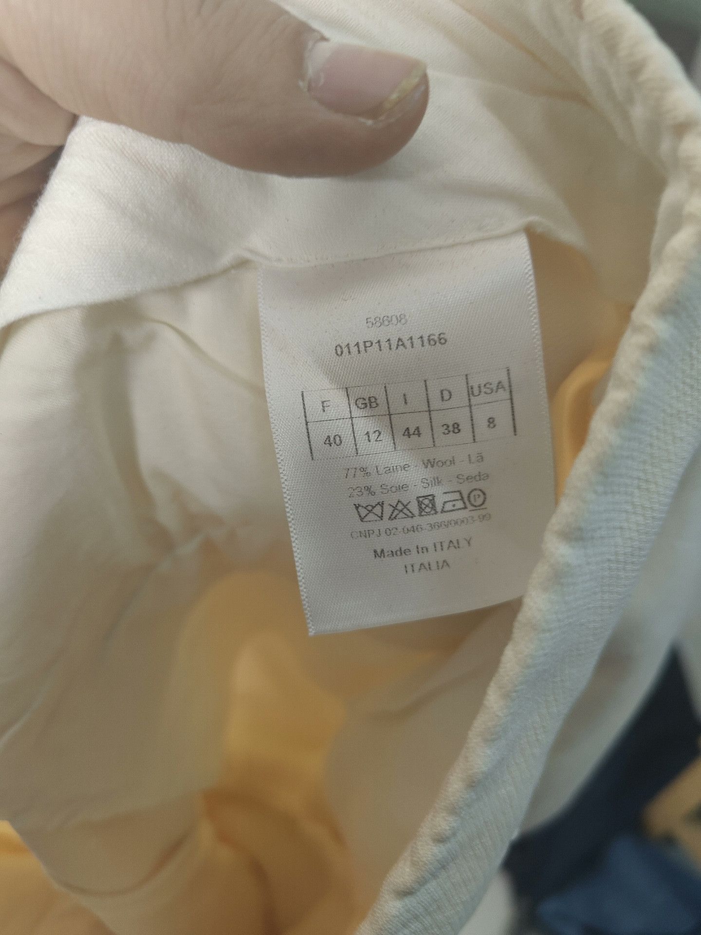 Dior Dior Wool White Pants 28 Women Size 28" / US 6 / IT 42 - 3 Thumbnail