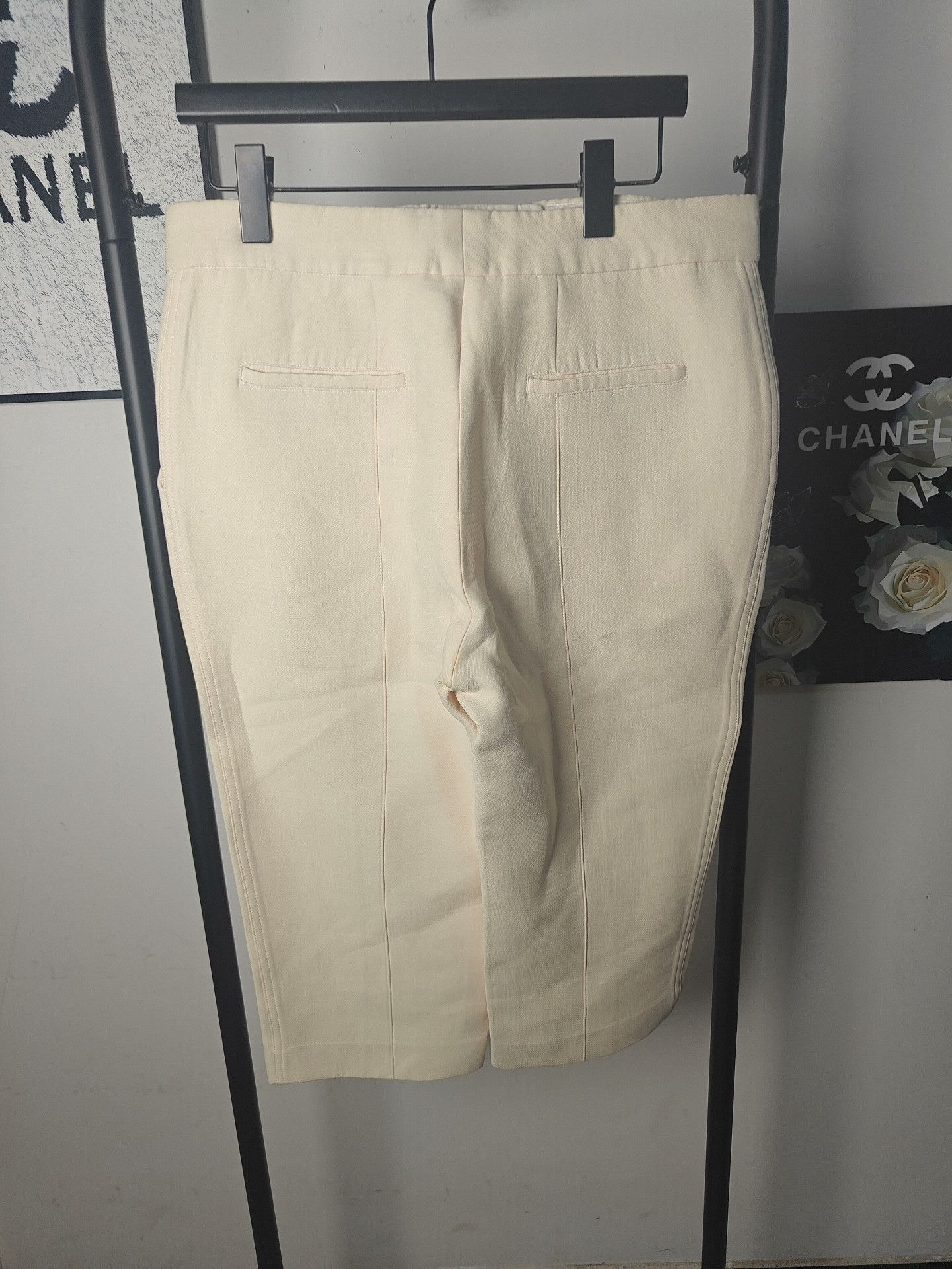 Dior Dior Wool White Pants 28 Women Size 28" / US 6 / IT 42 - 2 Thumbnail