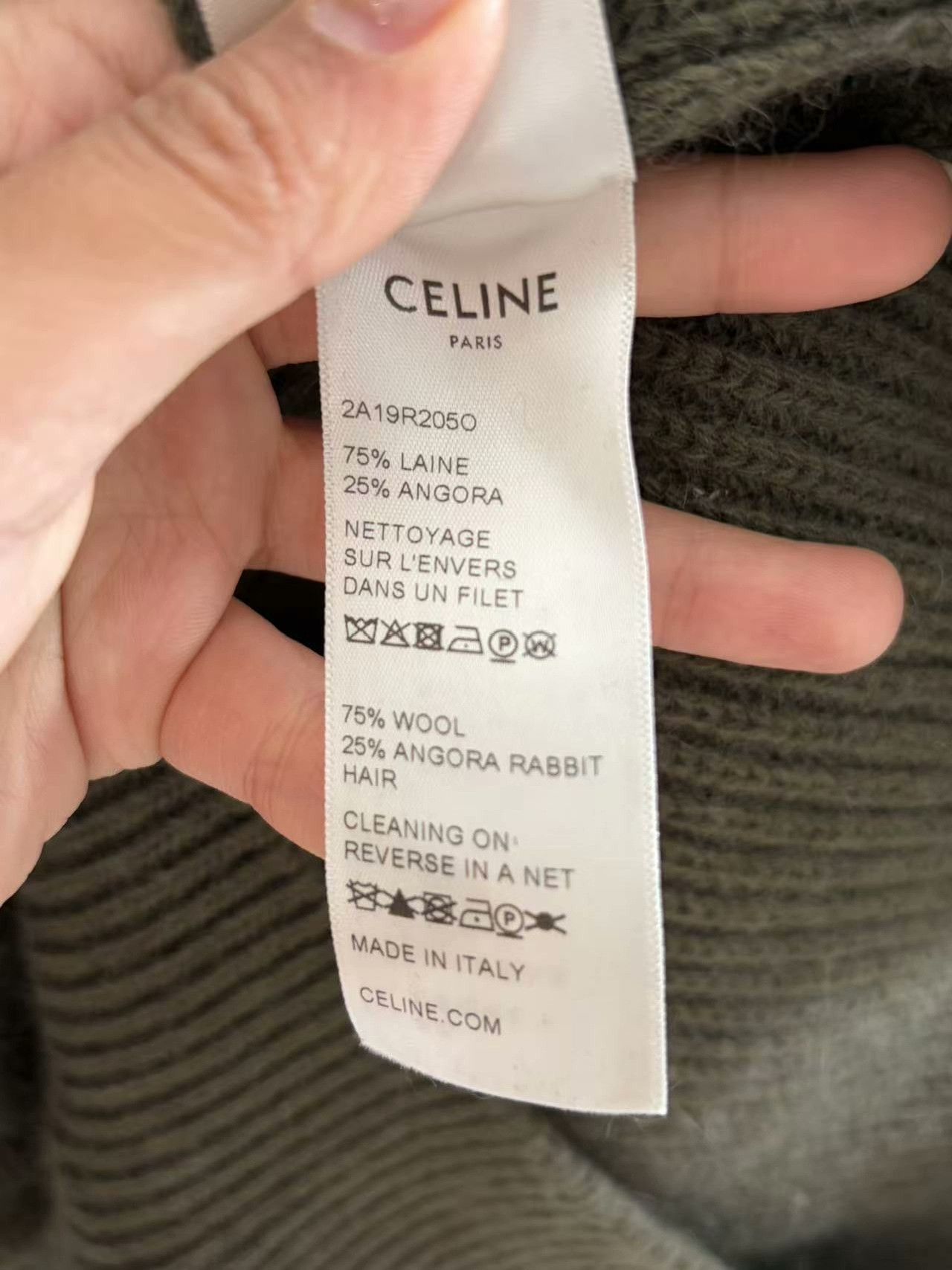 Celine Celine Knit Wool White Sweater m Men Size US M / EU 48-50 / 2 - 3 Thumbnail
