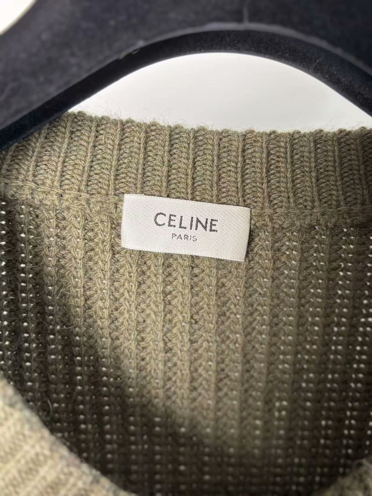 Celine Celine Knit Wool White Sweater m Men Size US M / EU 48-50 / 2 - 4 Thumbnail