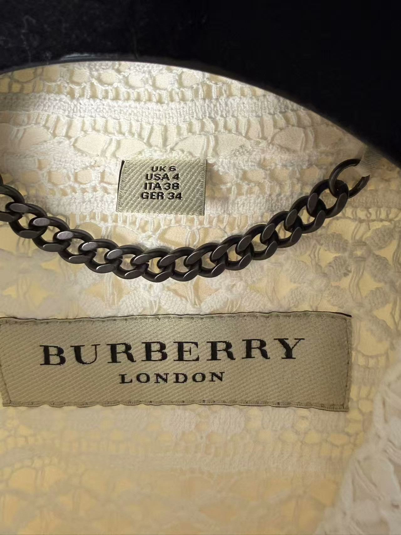 Burberry Burberry White Coat M Women Size M / US 6-8 / IT 42-44 - 3 Thumbnail