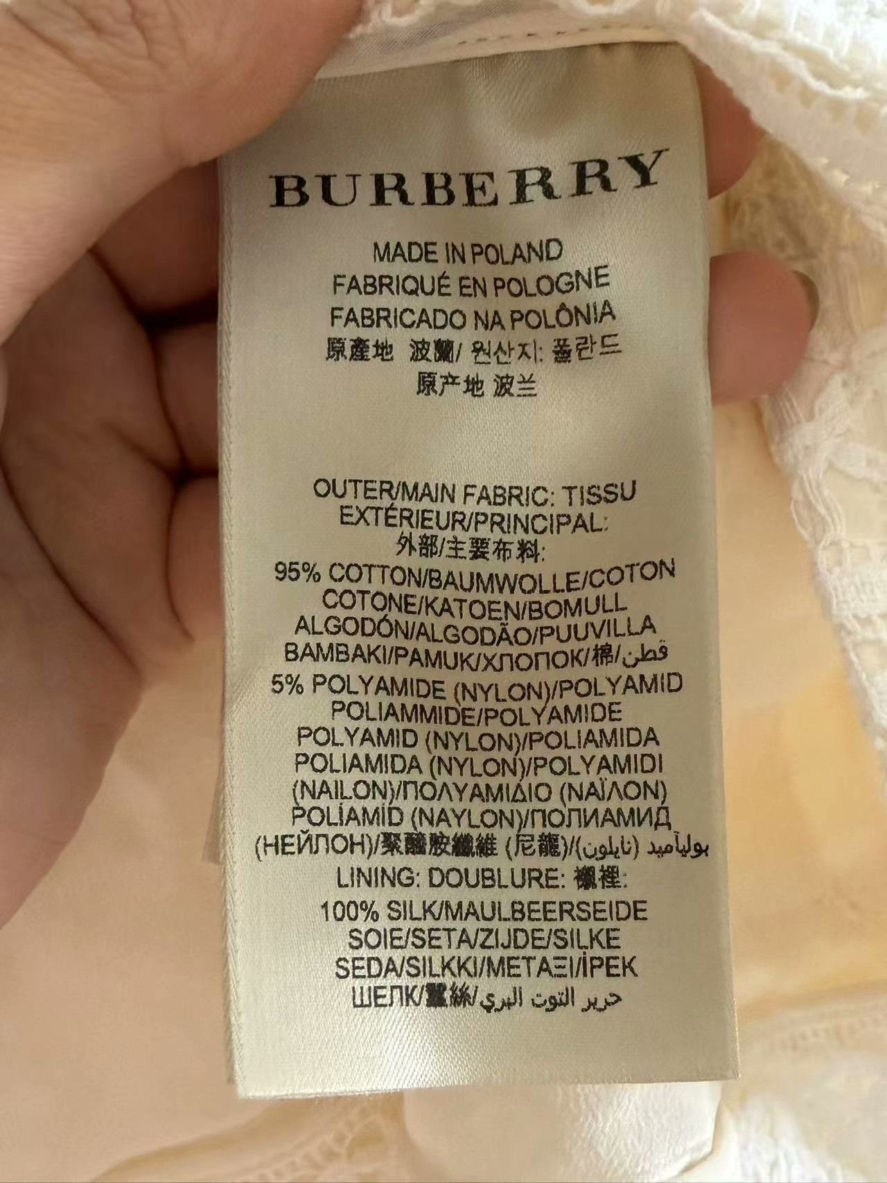 Burberry Burberry White Coat M Women Size M / US 6-8 / IT 42-44 - 4 Thumbnail