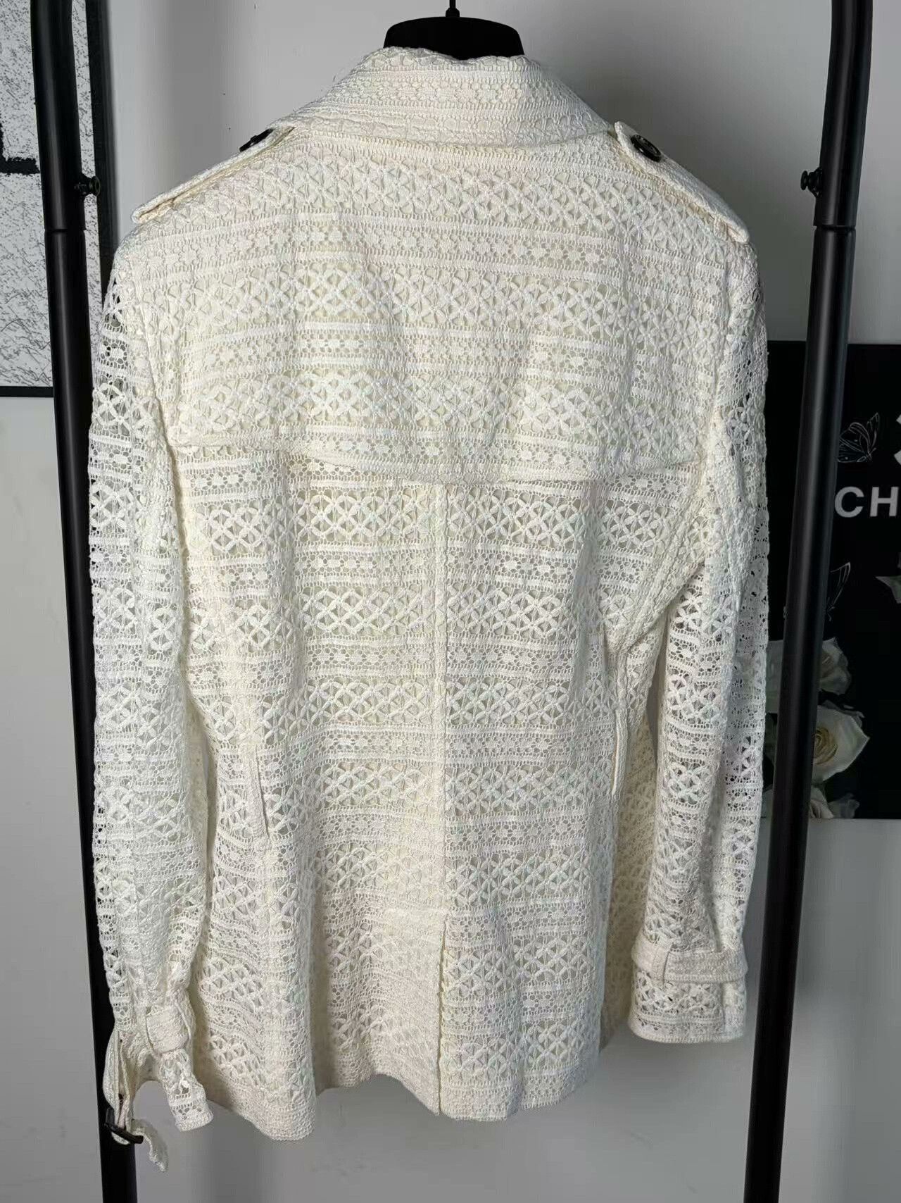 Burberry Burberry White Coat M Women Size M / US 6-8 / IT 42-44 - 2 Thumbnail