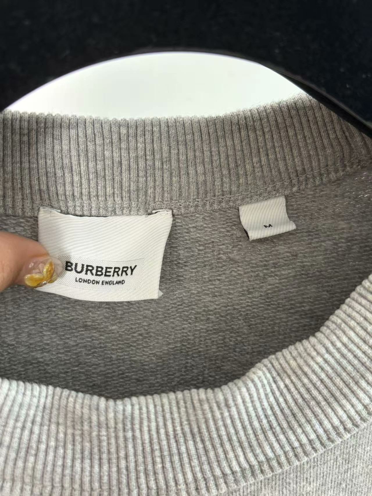 Burberry Burberry Retro Embroidered White Hoodie m Men Size US M / EU 48-50 / 2 - 3 Thumbnail
