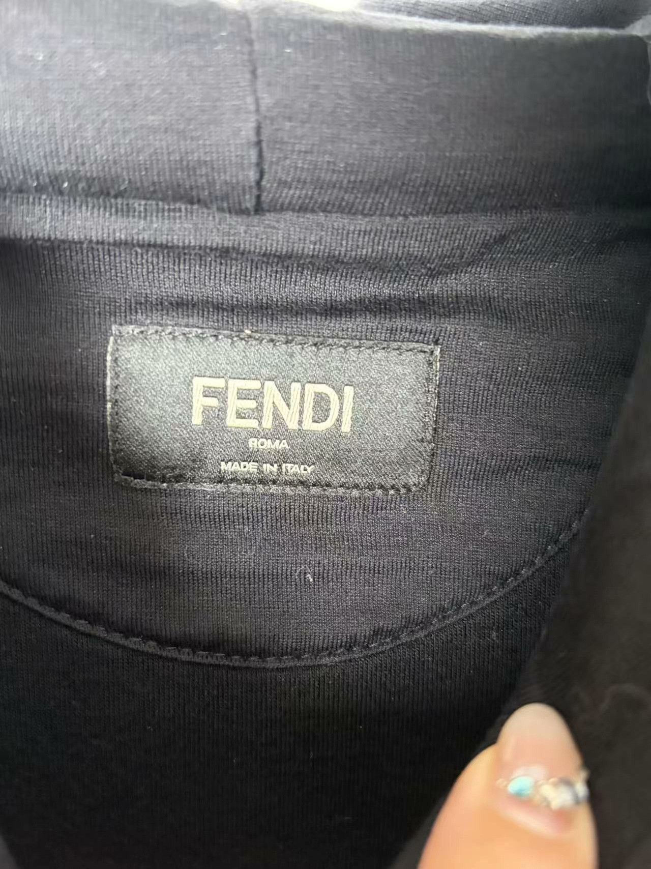 Fendi Fendi Retro Embroidered White Hoodie m Men Size US M / EU 48-50 / 2 - 4 Thumbnail