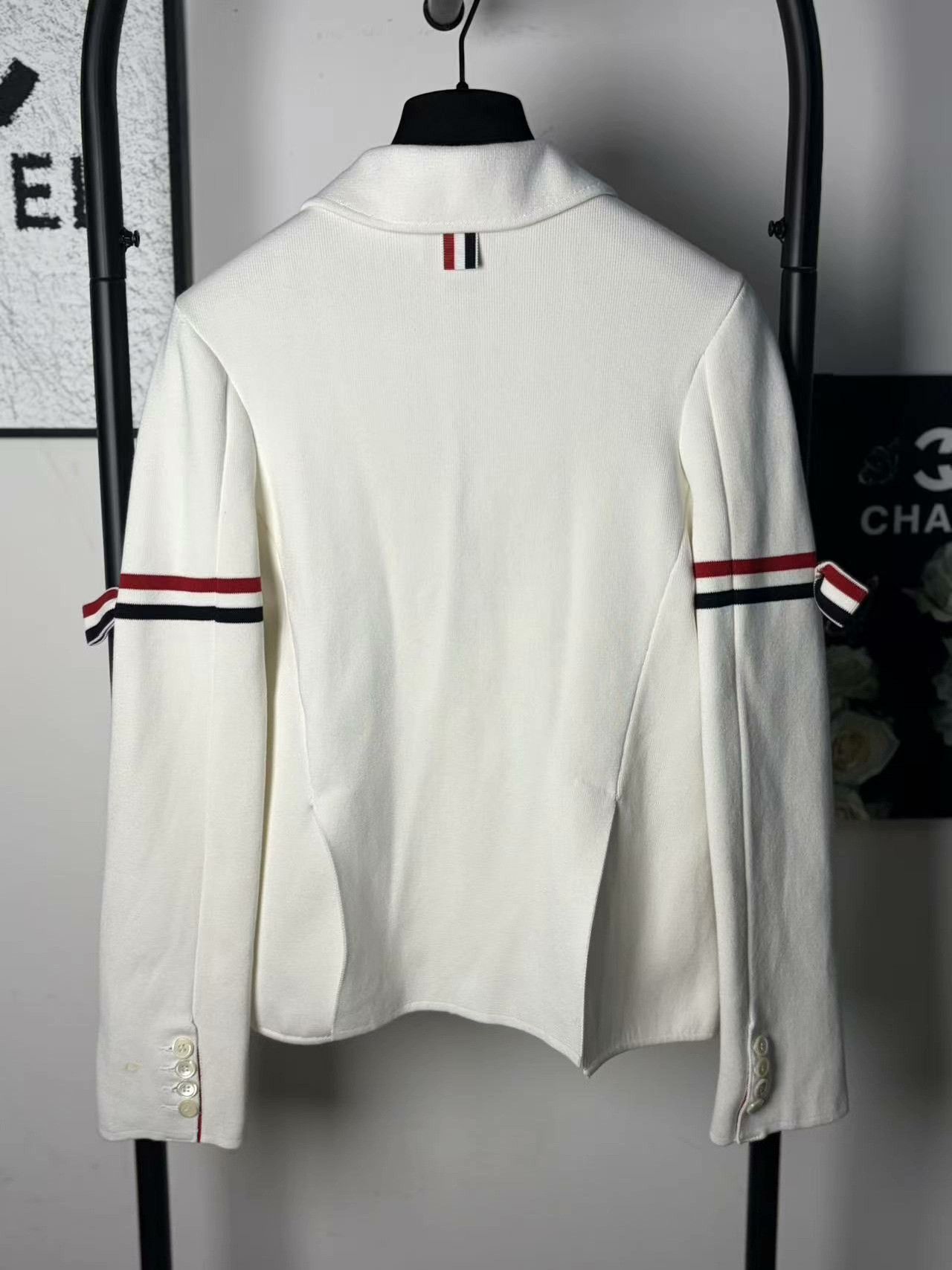 Thom Browne Thom Browne Knit White Sweater m Men Size US M / EU 48-50 / 2 - 2 Thumbnail