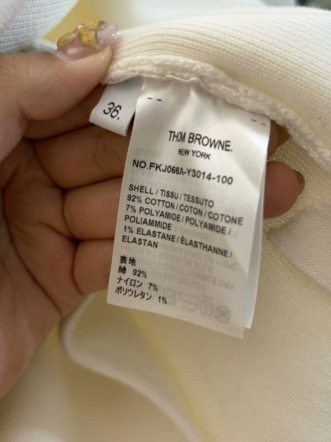 Thom Browne Thom Browne Knit White Sweater m Men Size US M / EU 48-50 / 2 - 3 Thumbnail