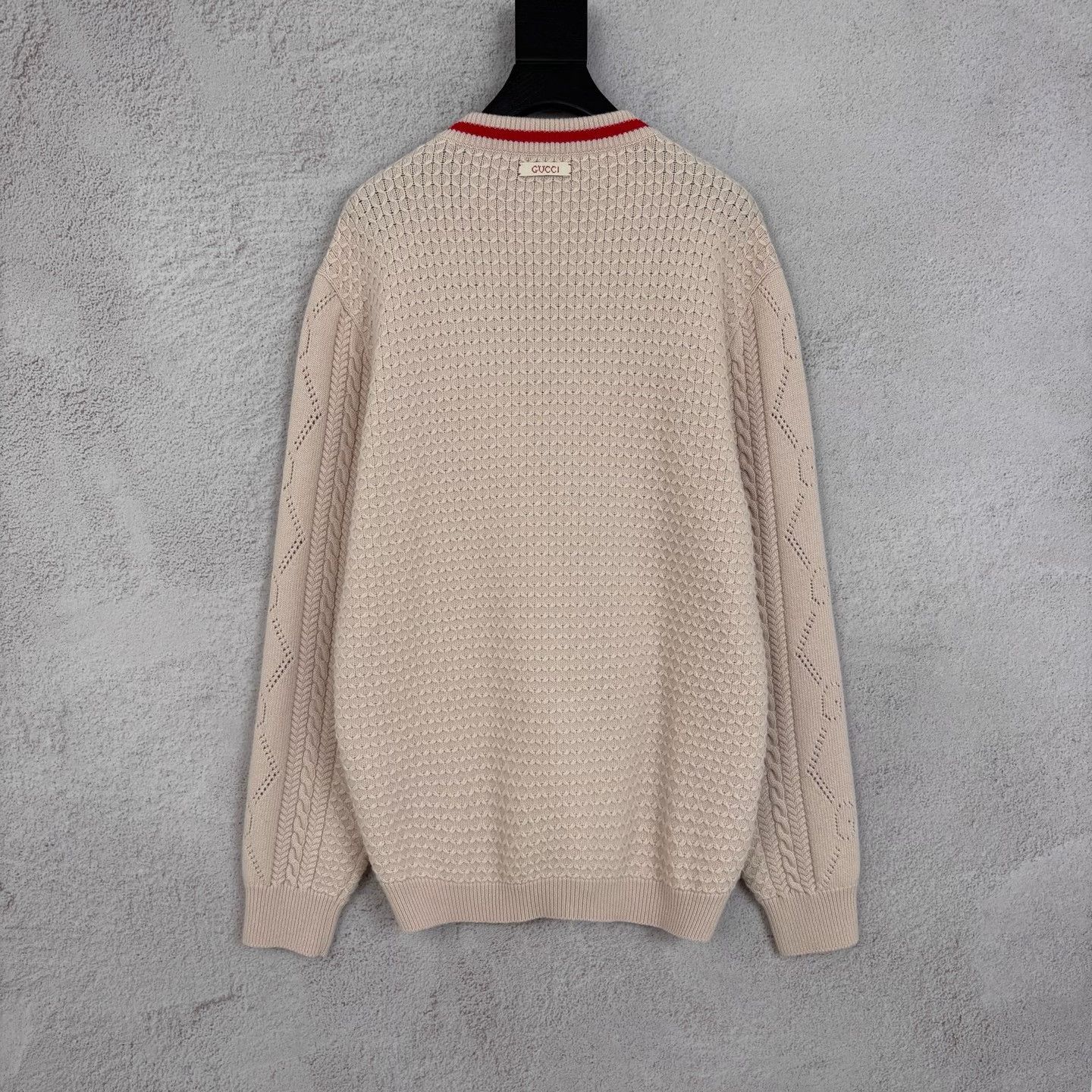 Gucci Gucci Knit Printed Beige Sweater m Men Size US M / EU 48-50 / 2 - 2 Thumbnail