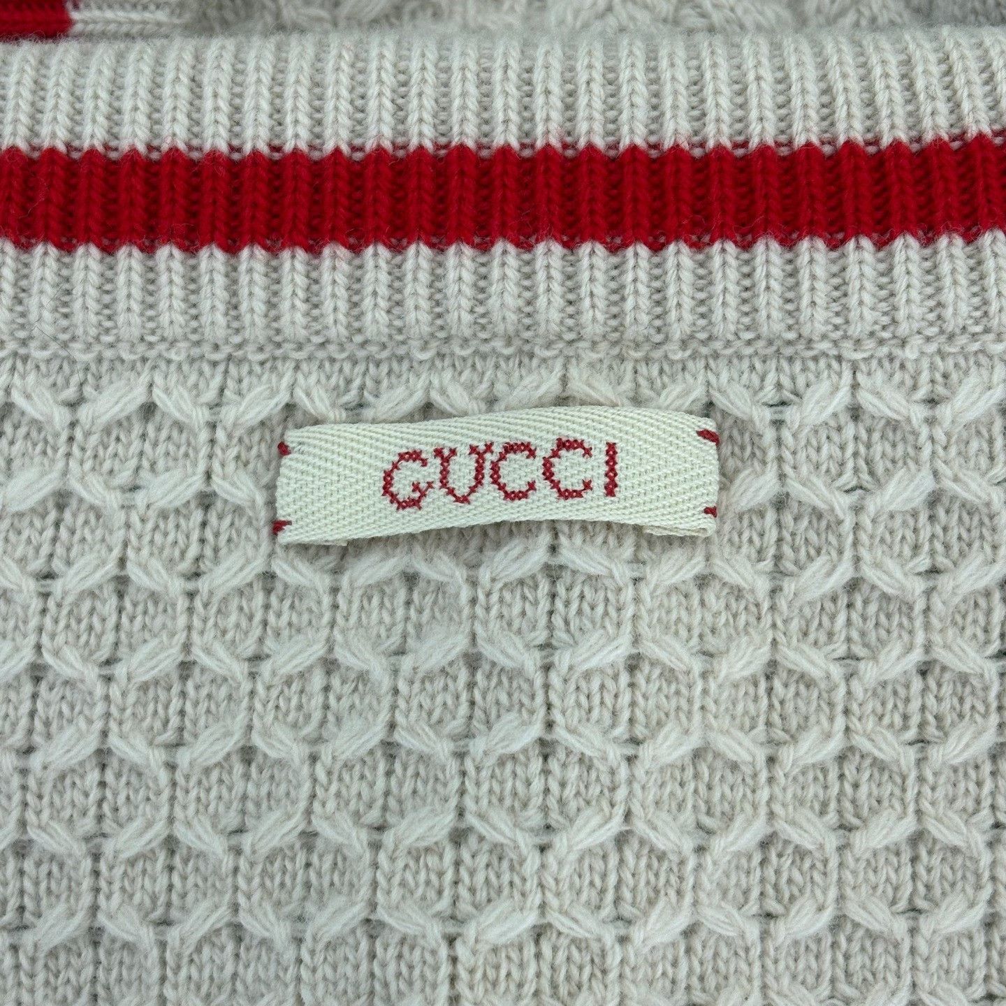 Gucci Gucci Knit Printed Beige Sweater m Men Size US M / EU 48-50 / 2 - 7 Thumbnail