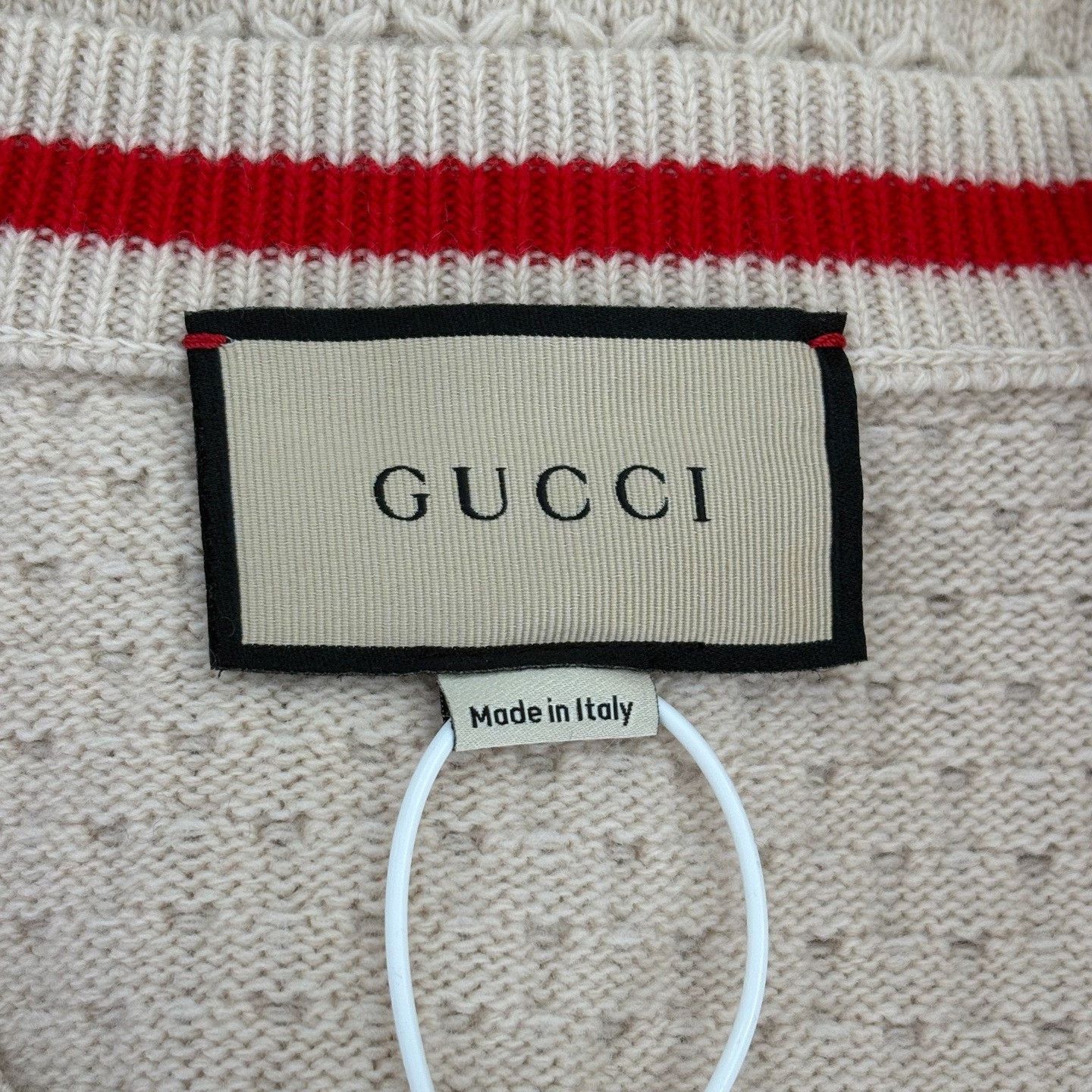 Gucci Gucci Knit Printed Beige Sweater m Men Size US M / EU 48-50 / 2 - 3 Thumbnail