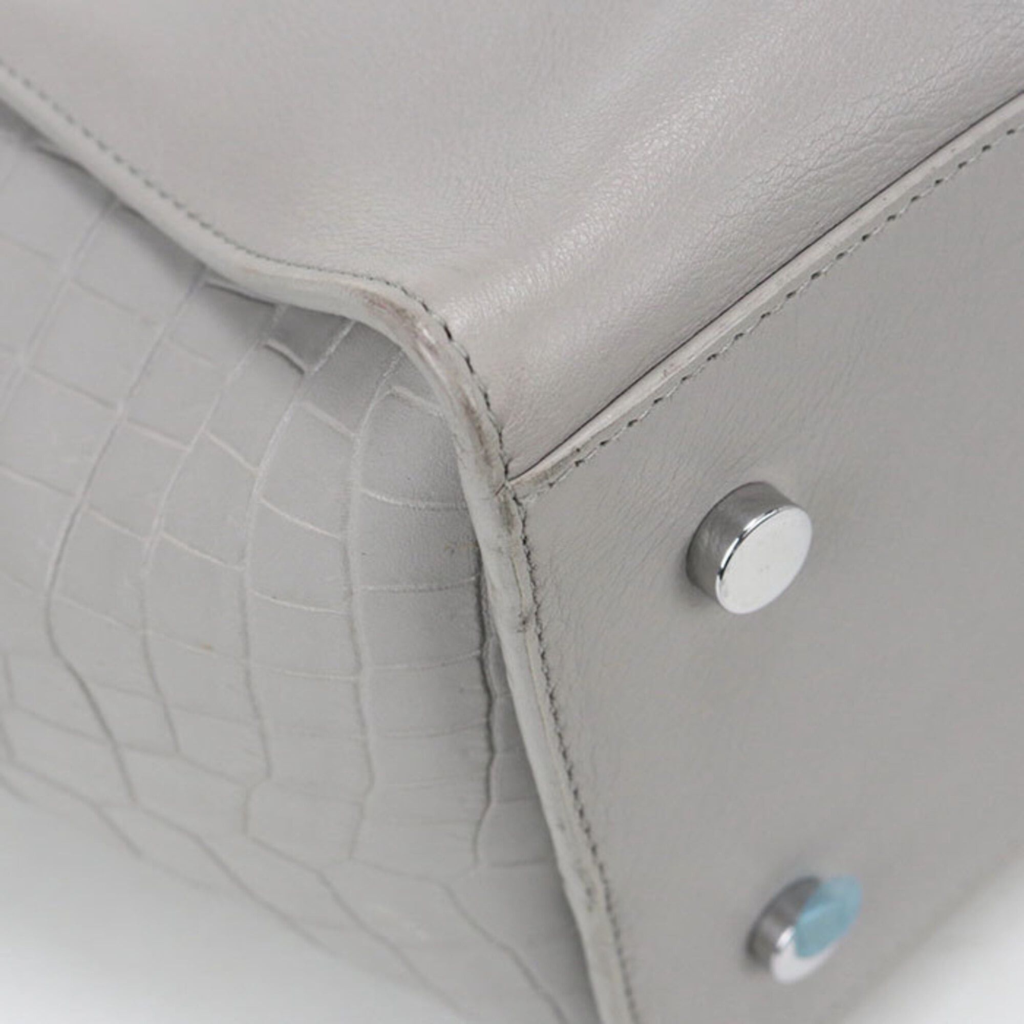 Saint Laurent Paris Saint Laurent handbag 436832 2WAY Downtown Cabas Women's Gray Size ONE SIZE - 5 Thumbnail