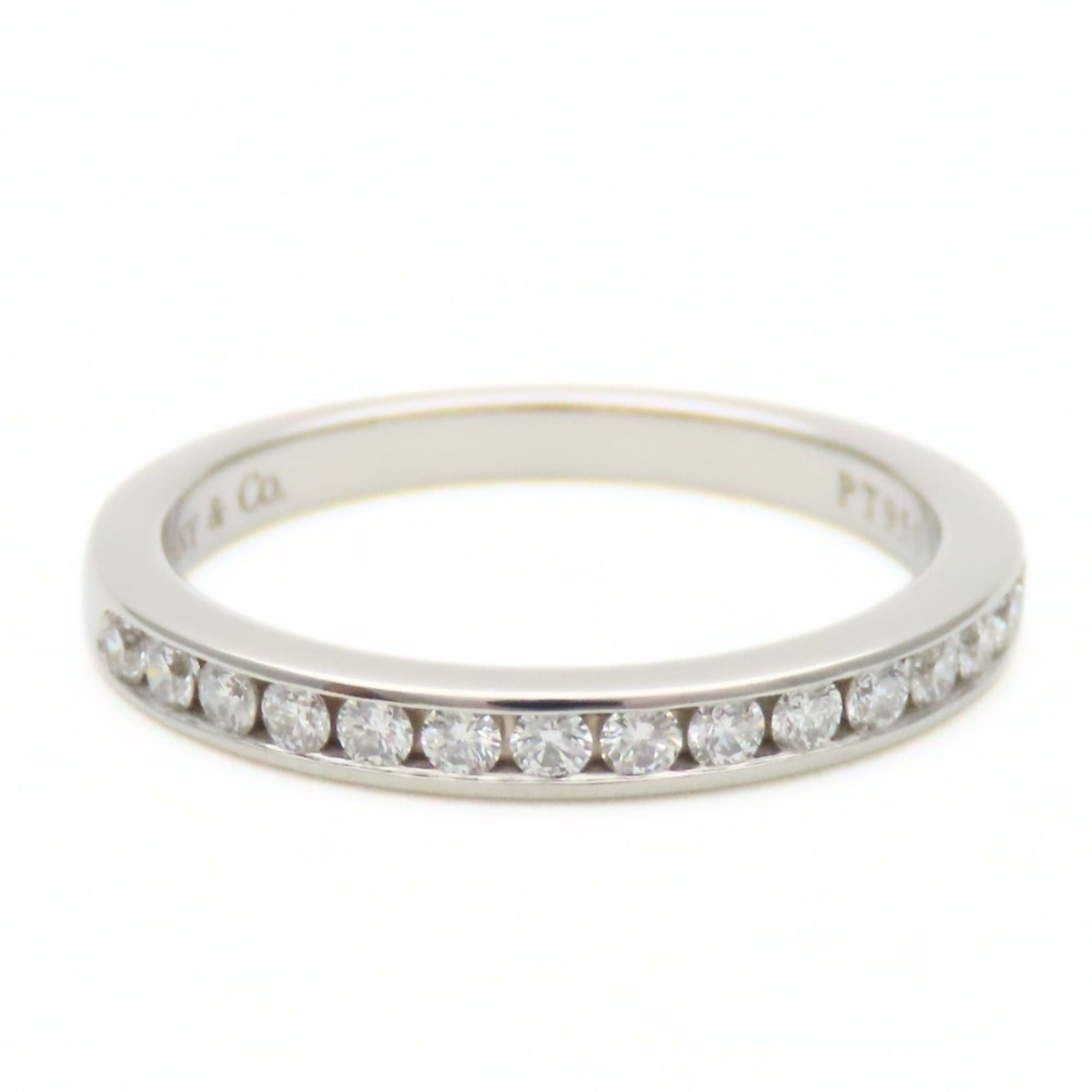 Tiffany & Co. Tiffany & Co. Half Eternity Circle Ring, Platinum 950, 15 PD Diamonds, Channel Setting, Women's. Size ONE SIZE - 3 Thumbnail