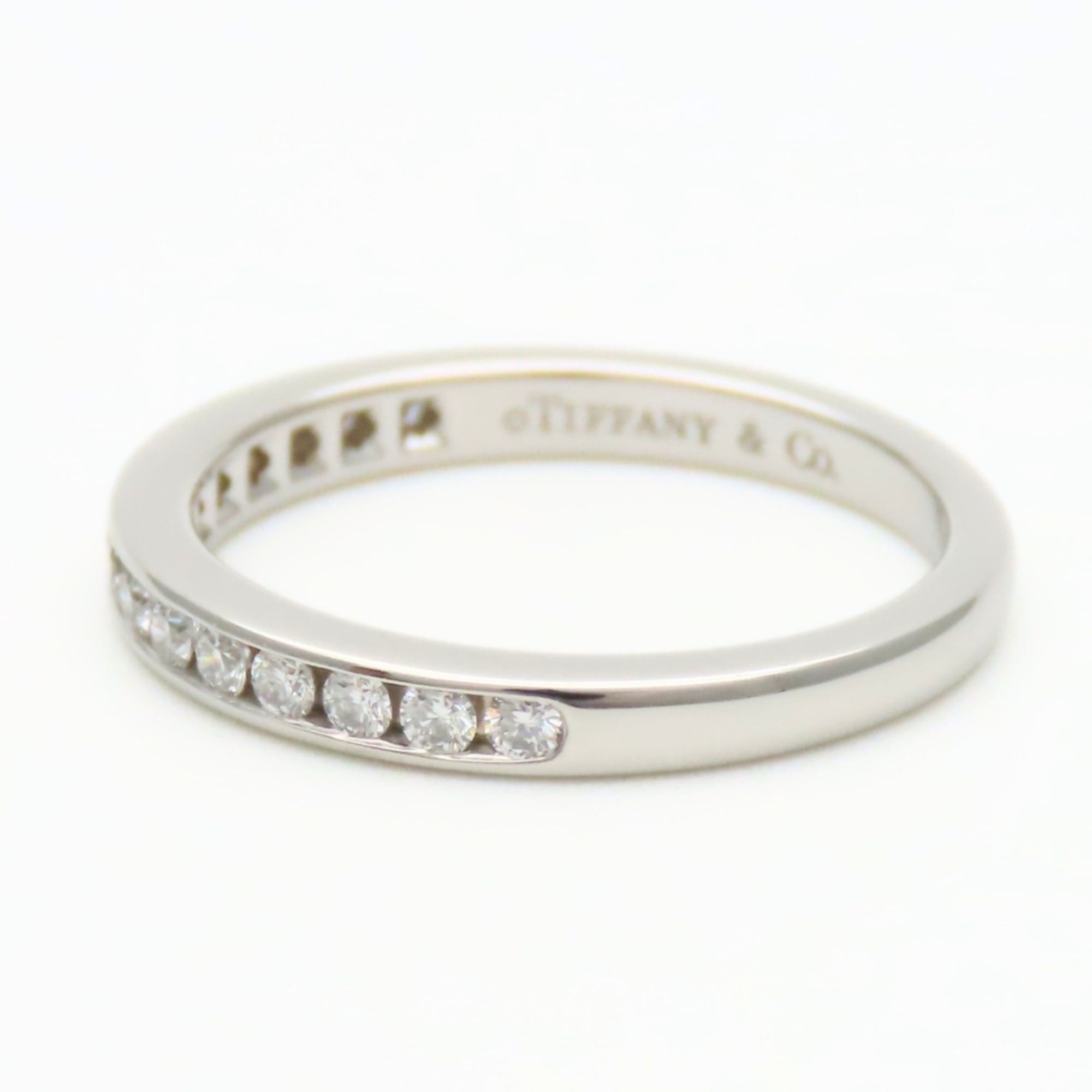 Tiffany & Co. Tiffany & Co. Half Eternity Circle Ring, Platinum 950, 15 PD Diamonds, Channel Setting, Women's. Size ONE SIZE - 4 Thumbnail