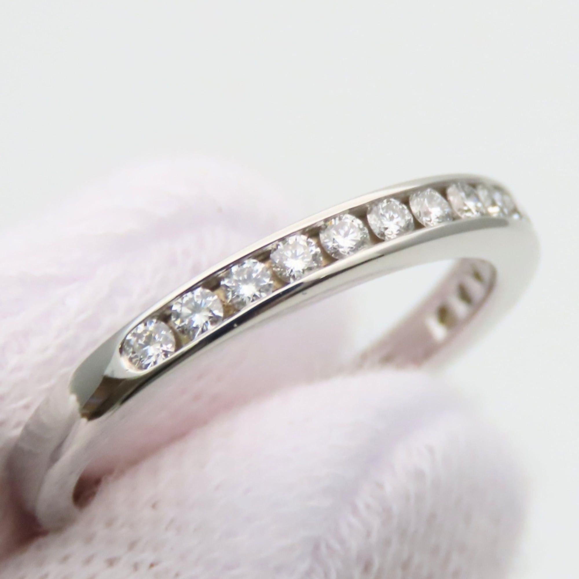 Tiffany & Co. Tiffany & Co. Half Eternity Circle Ring, Platinum 950, 15 PD Diamonds, Channel Setting, Women's. Size ONE SIZE - 8 Thumbnail
