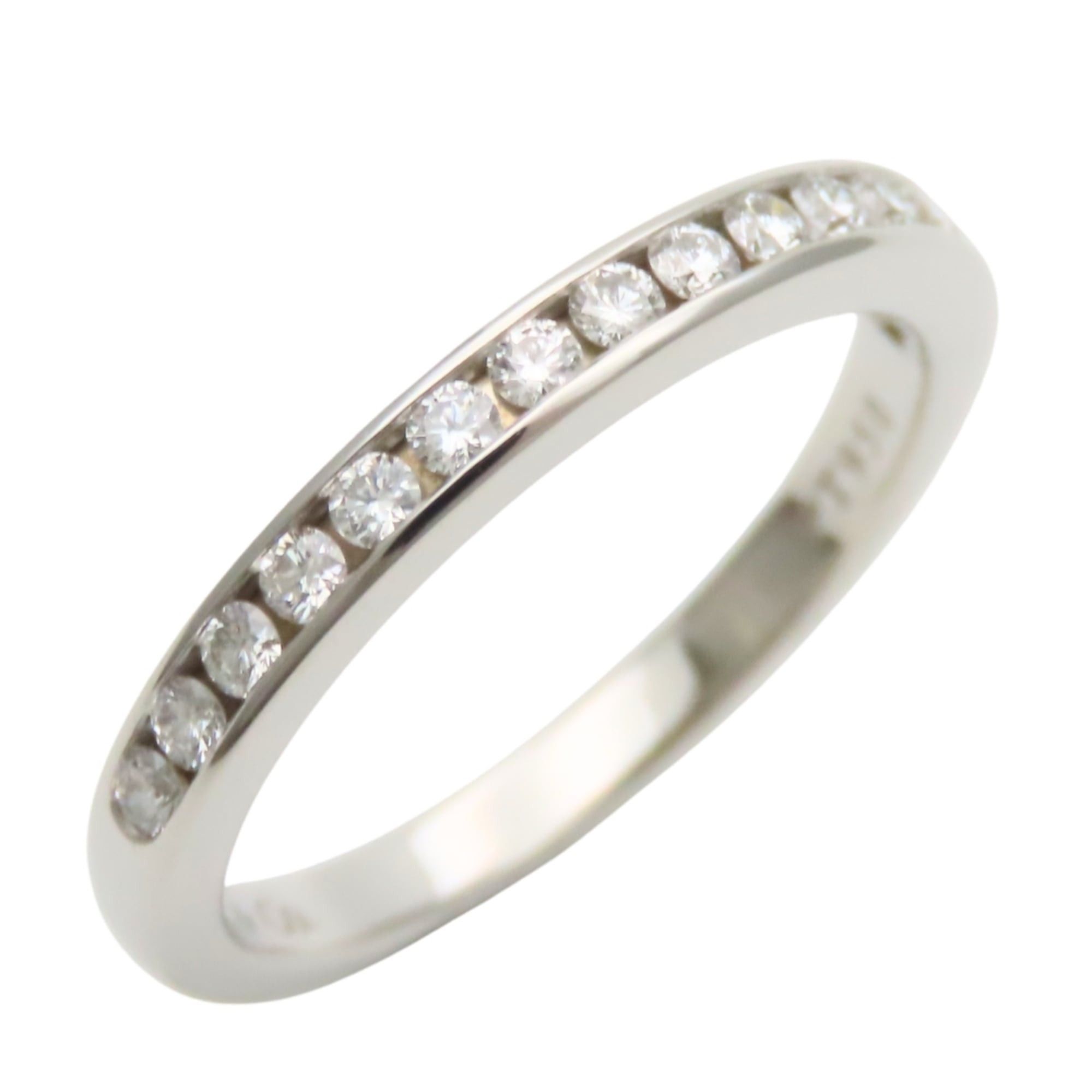 Tiffany & Co. Tiffany & Co. Half Eternity Circle Ring, Platinum 950, 15 PD Diamonds, Channel Setting, Women's. Size ONE SIZE - 2 Thumbnail
