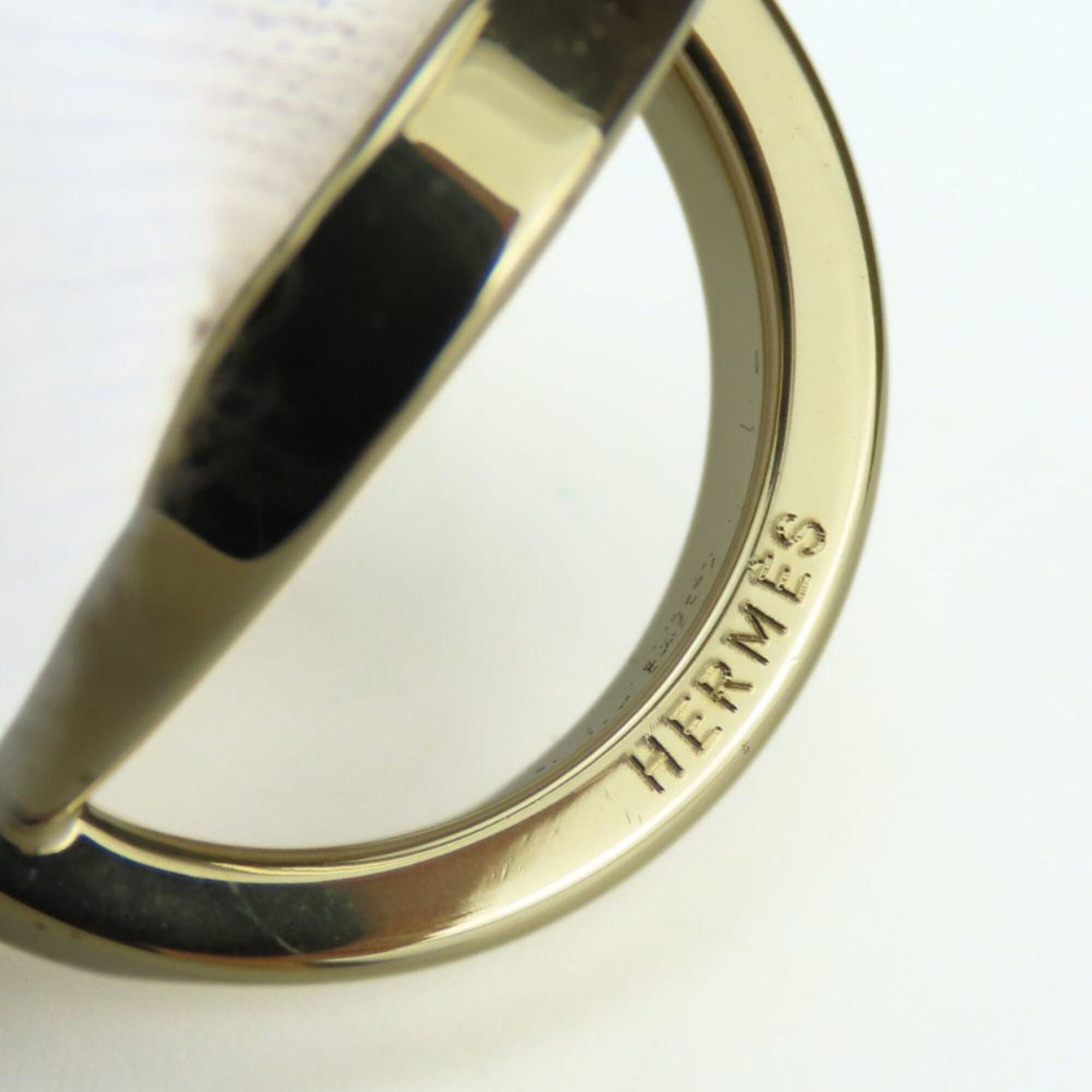 Hermes Hermes Scarf Ring Cosmos Metal Gold Plated GP Women's HERMES Size ONE SIZE - 6 Thumbnail