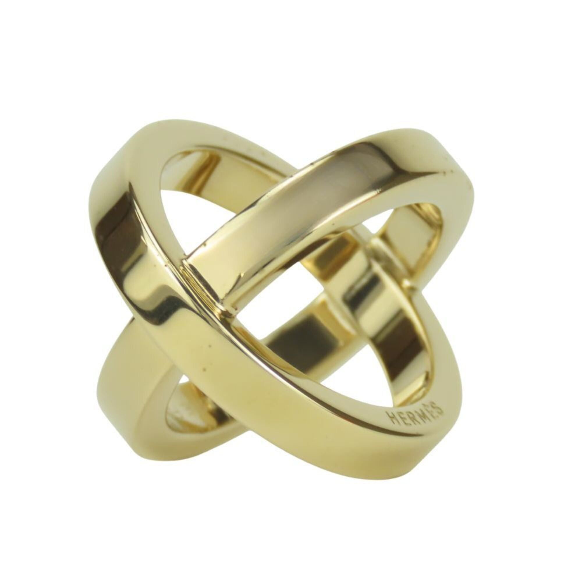 Hermes Hermes Scarf Ring Cosmos Metal Gold Plated GP Women's HERMES Size ONE SIZE - 2 Thumbnail