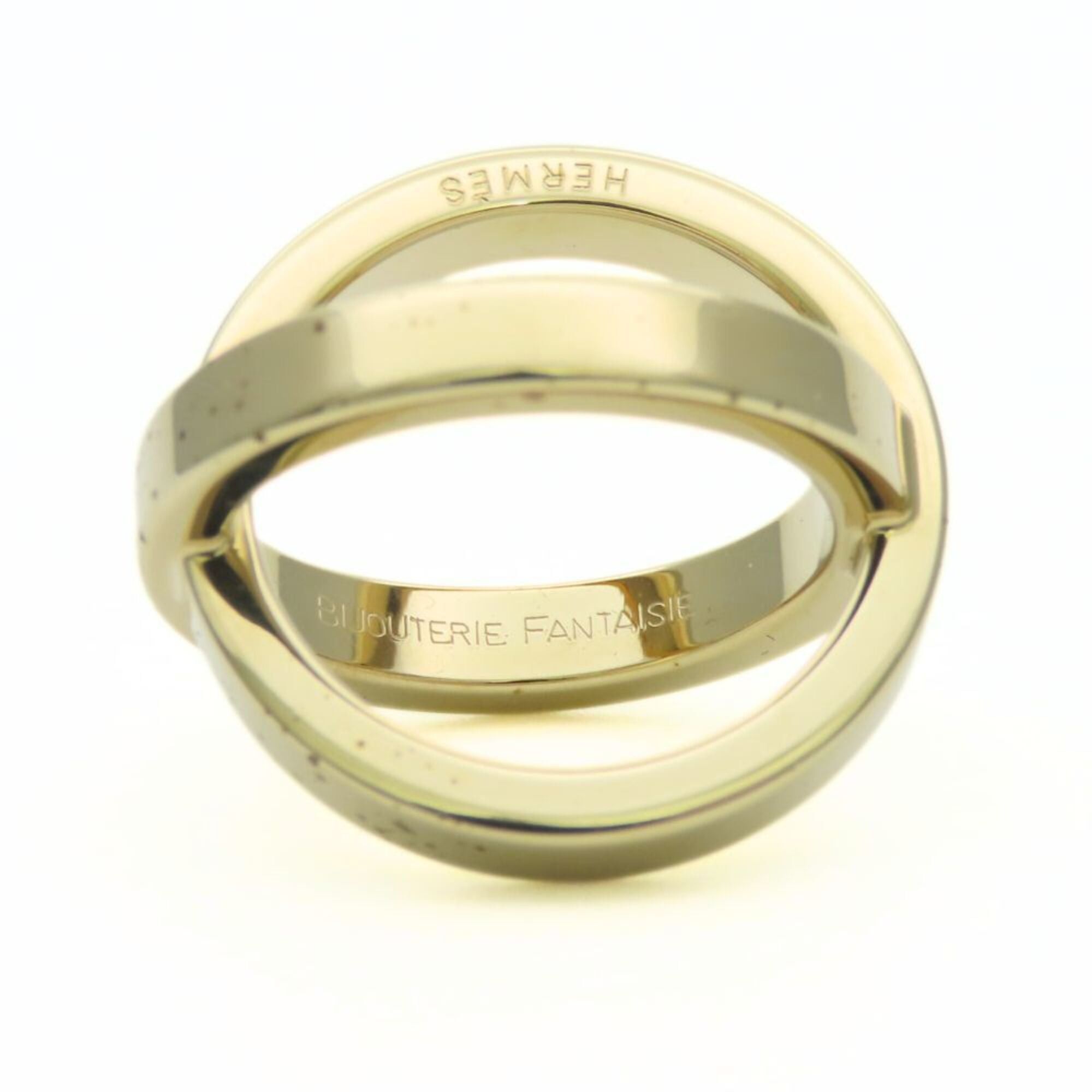 Hermes Hermes Scarf Ring Cosmos Metal Gold Plated GP Women's HERMES Size ONE SIZE - 3 Thumbnail