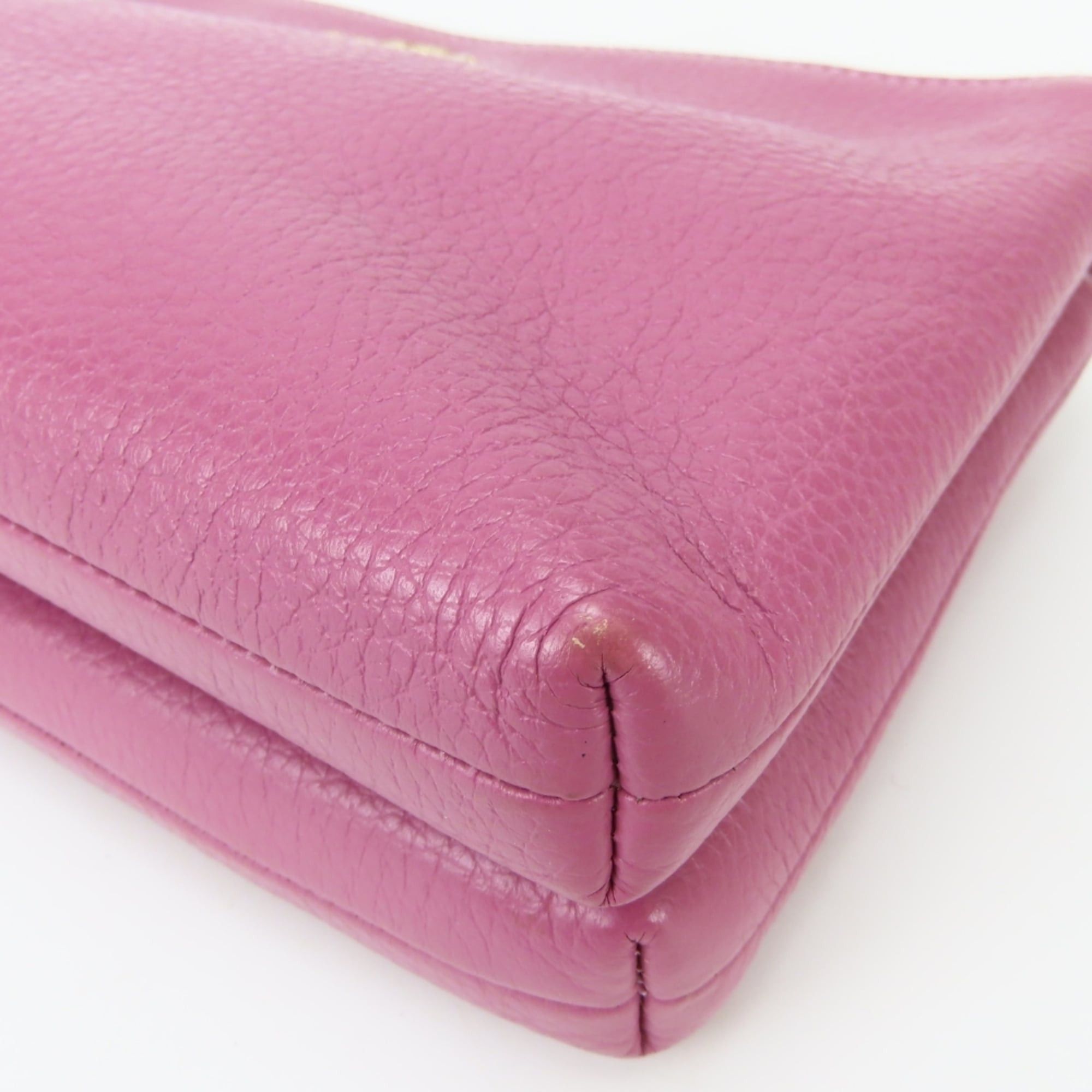 Coach Coach Shoulder Bag, Double Zipper, F34265, Leather, Pink/Purple, Women's, COACH Size ONE SIZE - 8 Thumbnail