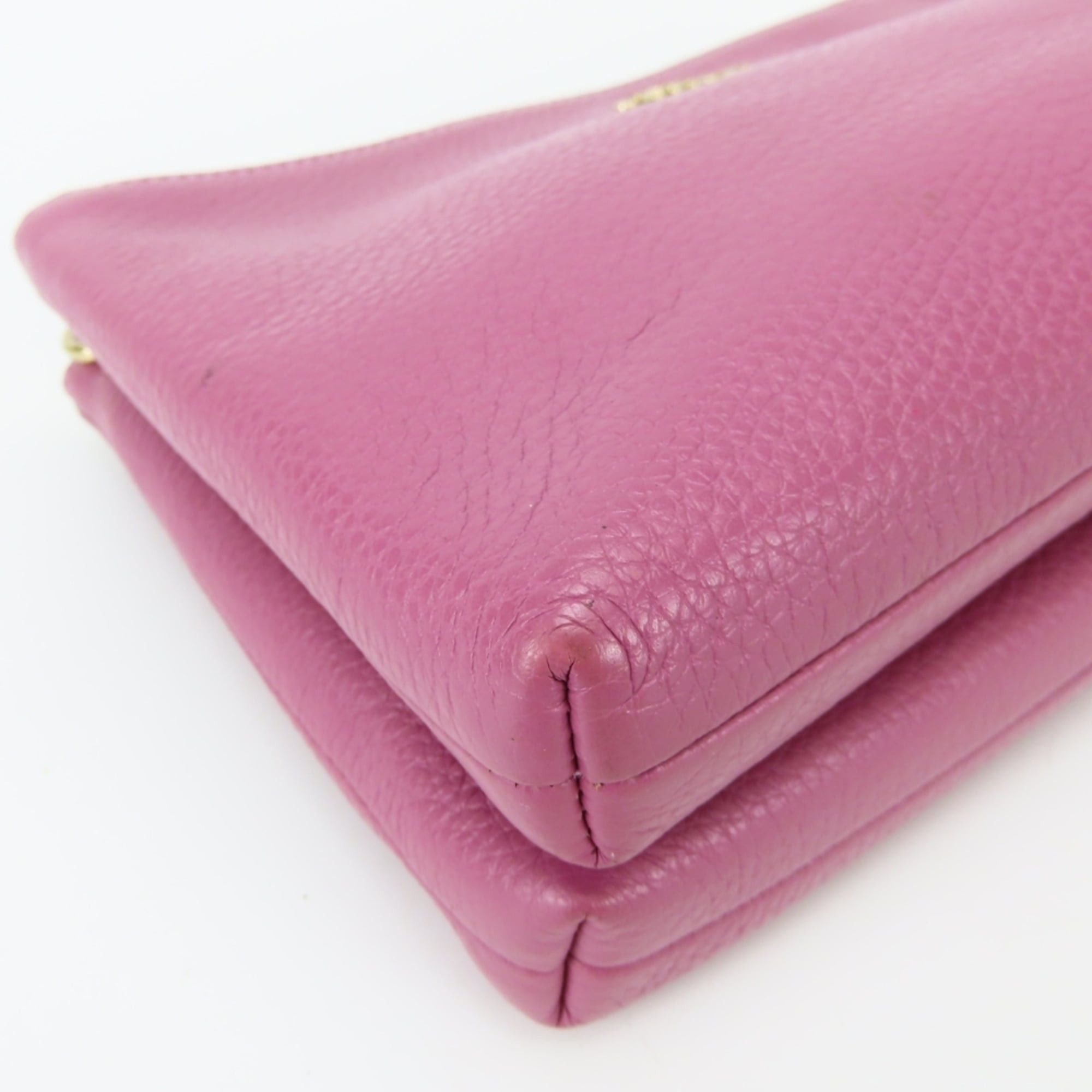 Coach Coach Shoulder Bag, Double Zipper, F34265, Leather, Pink/Purple, Women's, COACH Size ONE SIZE - 7 Thumbnail