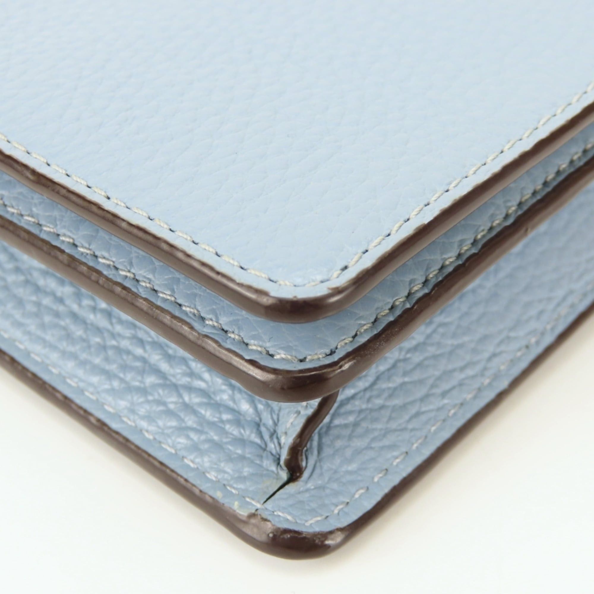 Coach Coach Long Wallet Shoulder F30256 Leather Blue Bag Clutch for Women COACH Size ONE SIZE - 8 Thumbnail