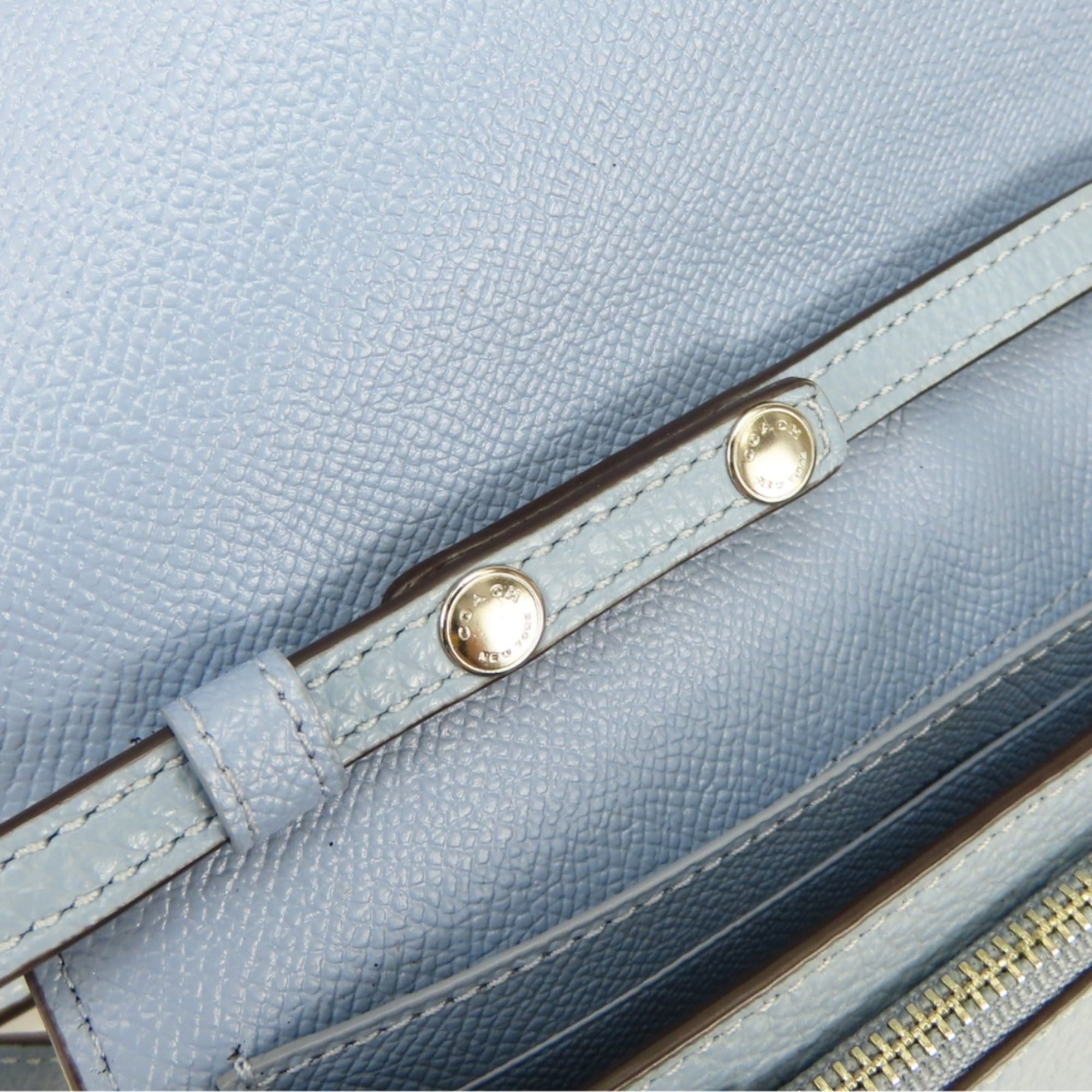 Coach Coach Long Wallet Shoulder F30256 Leather Blue Bag Clutch for Women COACH Size ONE SIZE - 13 Thumbnail