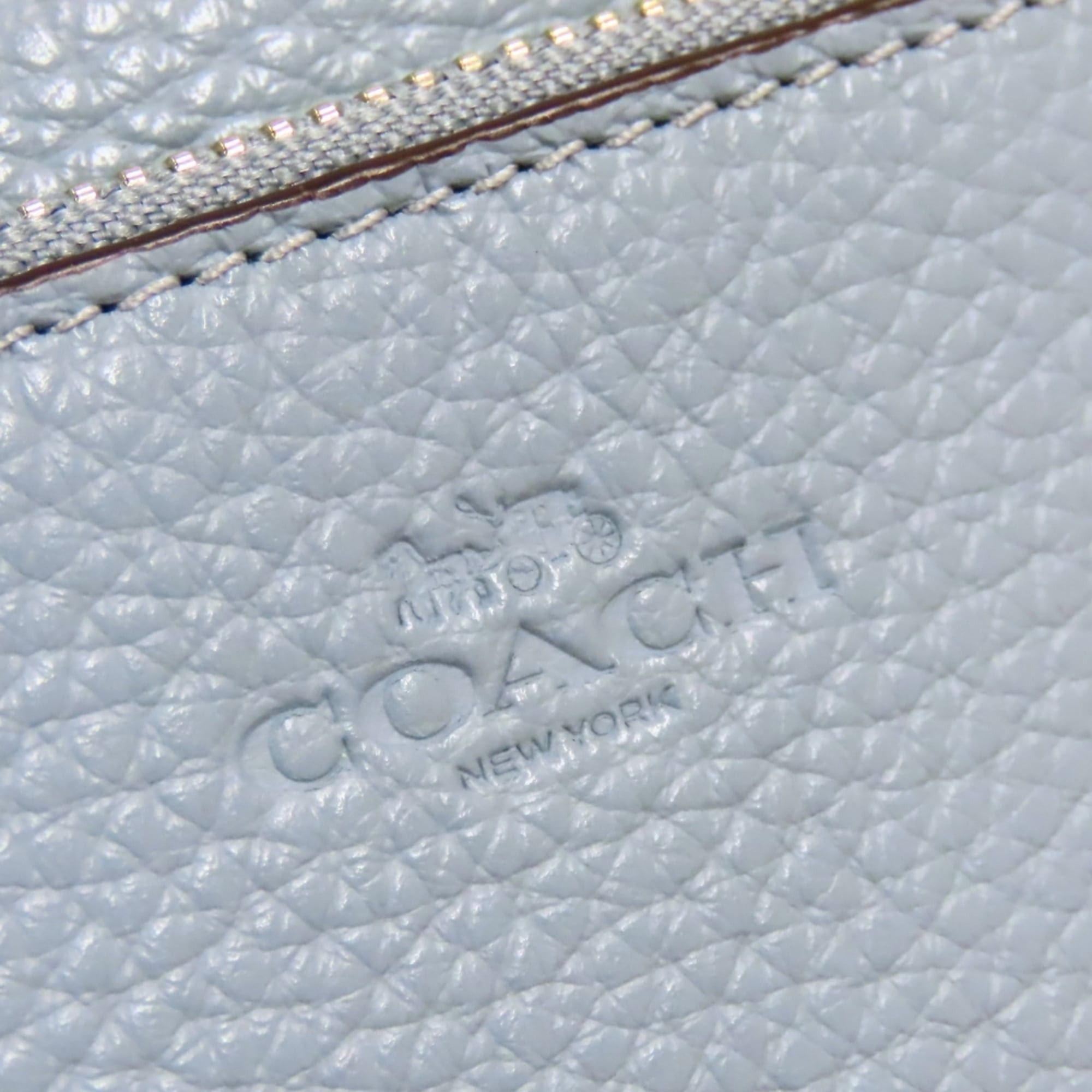 Coach Coach Long Wallet Shoulder F30256 Leather Blue Bag Clutch for Women COACH Size ONE SIZE - 12 Thumbnail