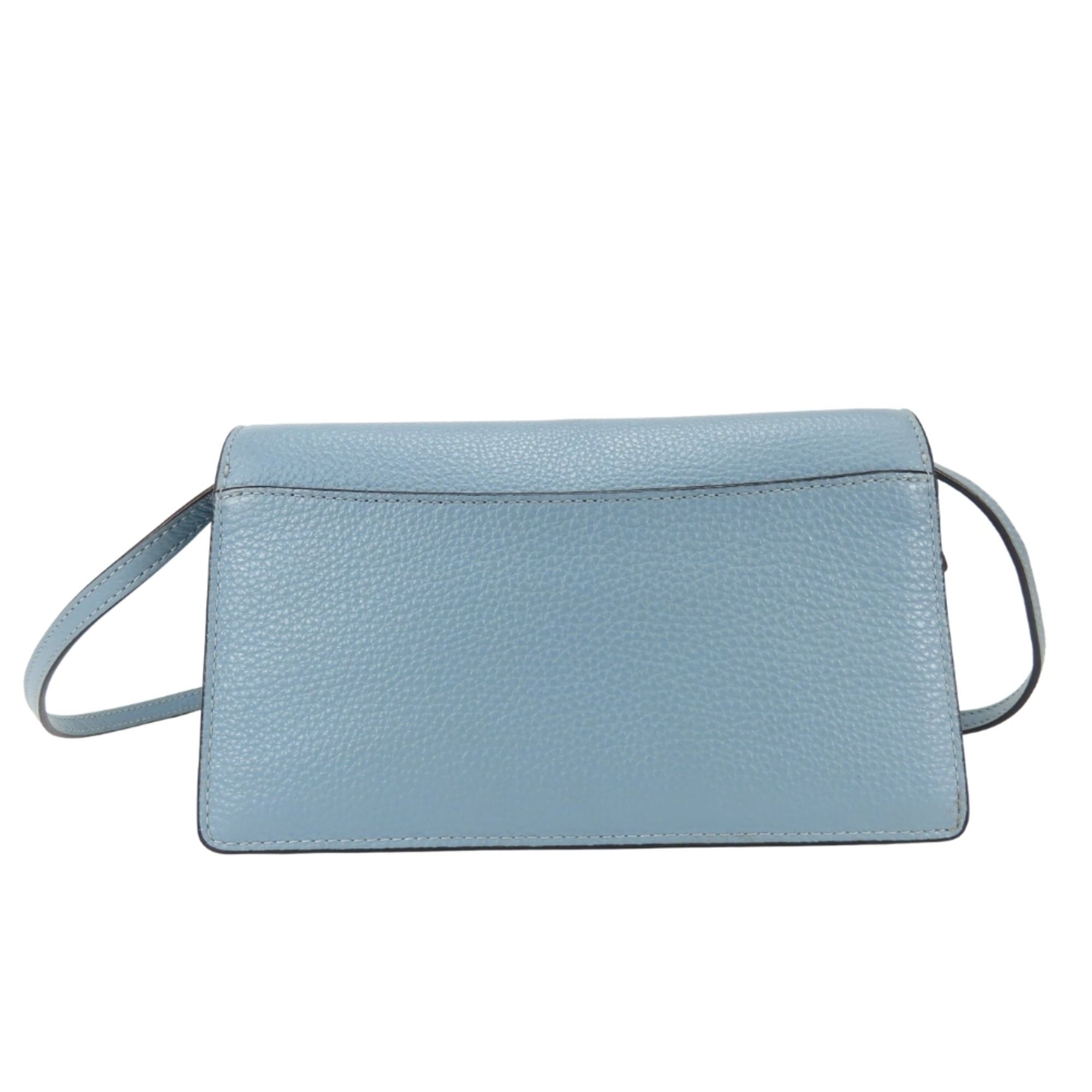 Coach Coach Long Wallet Shoulder F30256 Leather Blue Bag Clutch for Women COACH Size ONE SIZE - 6 Thumbnail