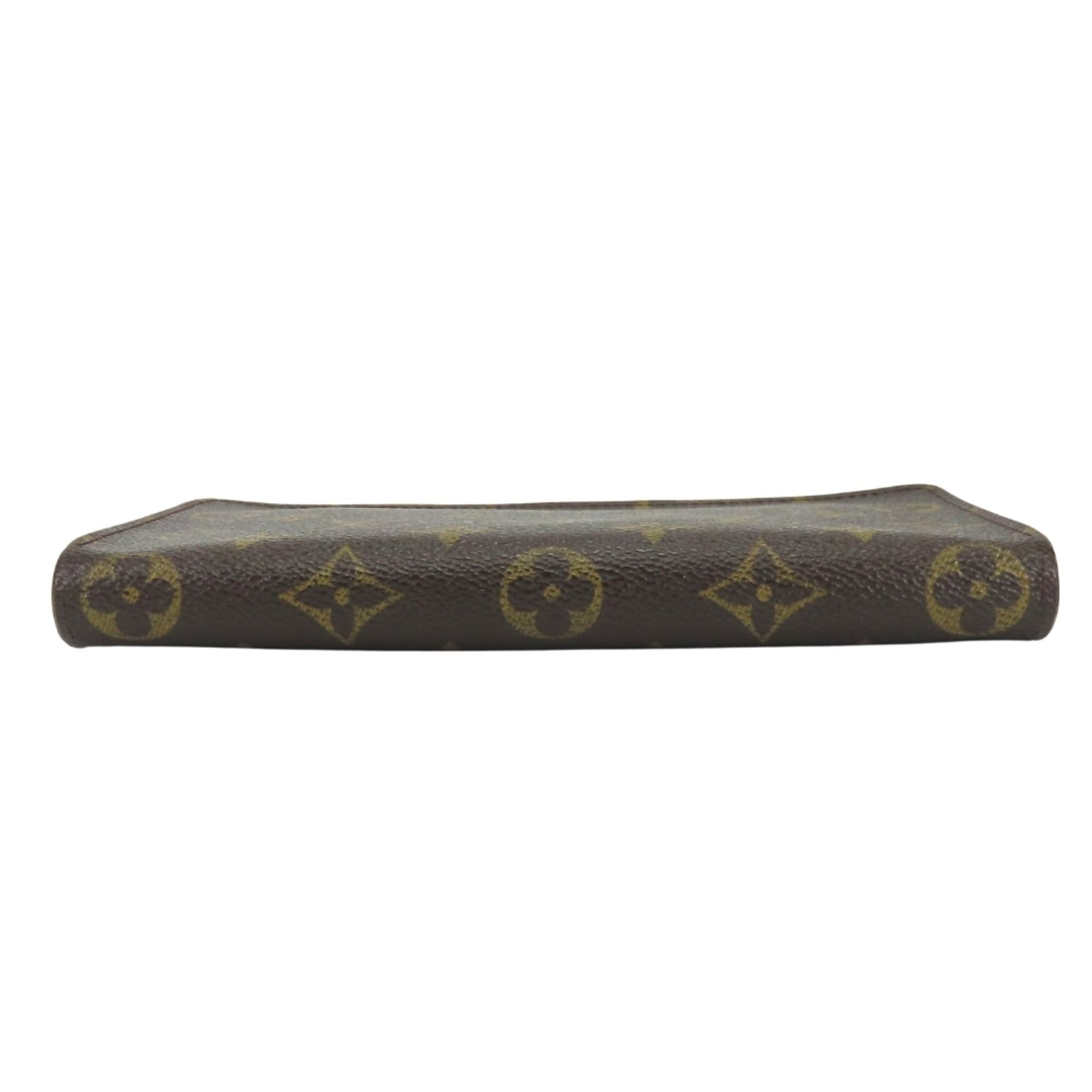Louis Vuitton Louis Vuitton Long Wallet Portemonnaie Zip M61727 Monogram Brown Women's LOUIS VUITTON Size ONE SIZE - 5 Thumbnail