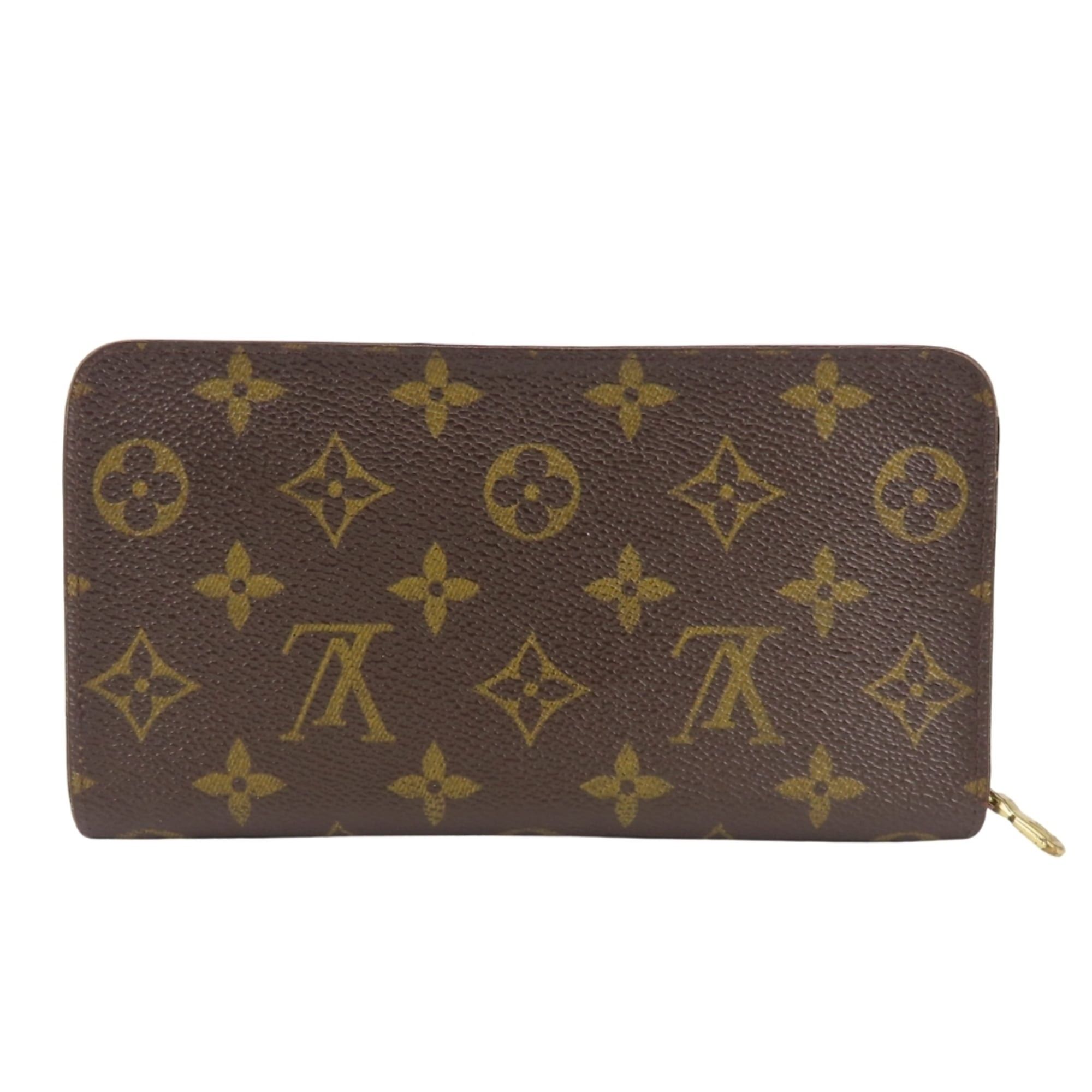 Louis Vuitton Louis Vuitton Long Wallet Portemonnaie Zip M61727 Monogram Brown Women's LOUIS VUITTON Size ONE SIZE - 3 Thumbnail