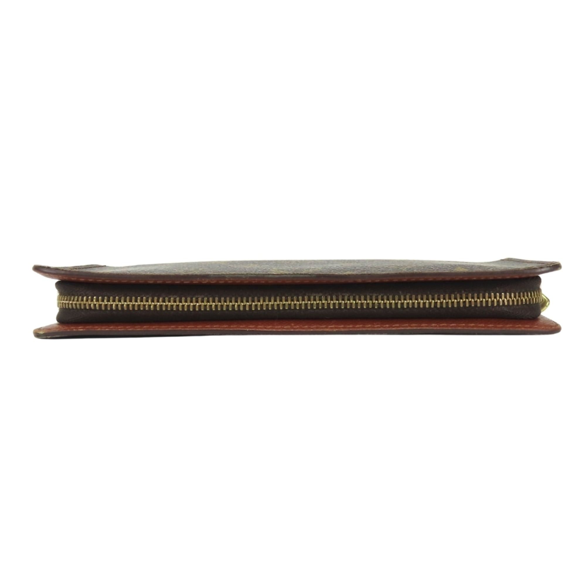 Louis Vuitton Louis Vuitton Long Wallet Portemonnaie Zip M61727 Monogram Brown Women's LOUIS VUITTON Size ONE SIZE - 4 Thumbnail