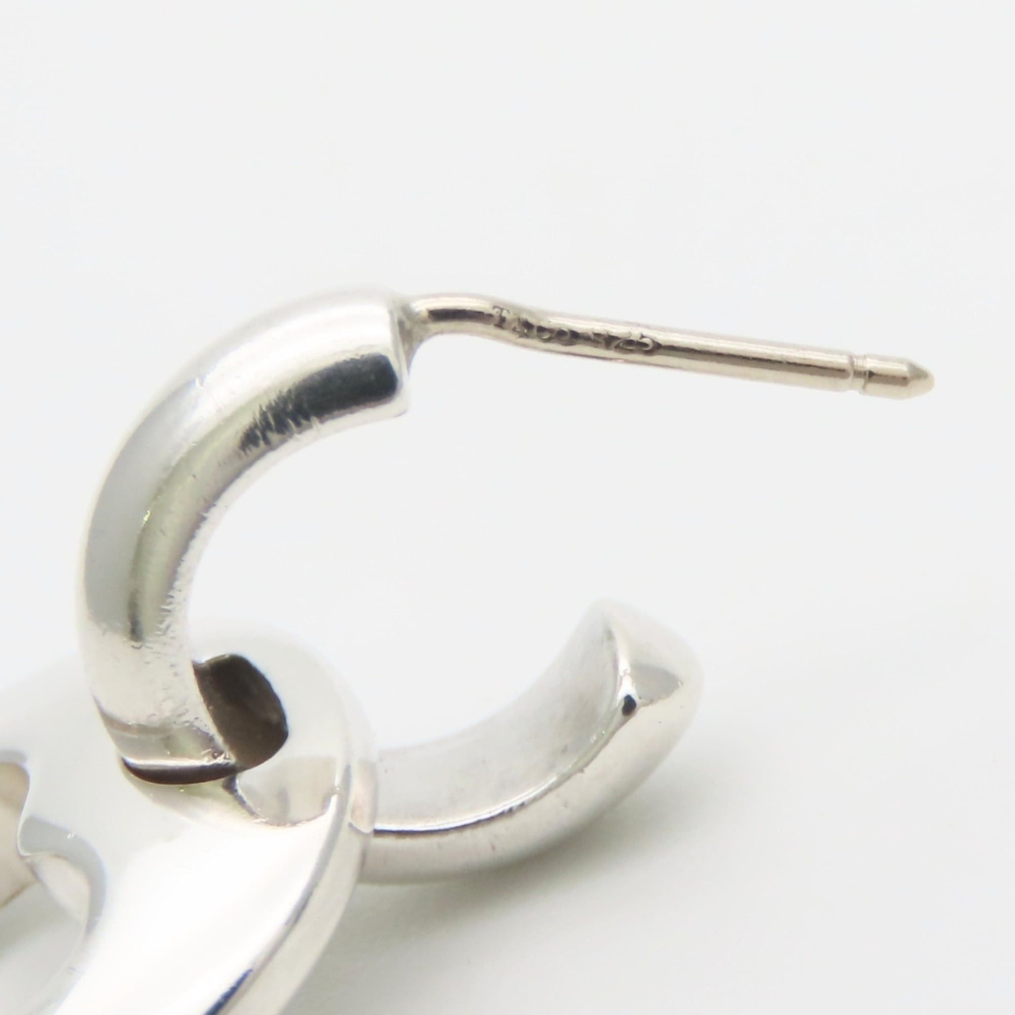Tiffany & Co. Tiffany & Co. Pierced Heart Sterling Silver 925 Open Swing Earrings for Women Size ONE SIZE - 9 Thumbnail