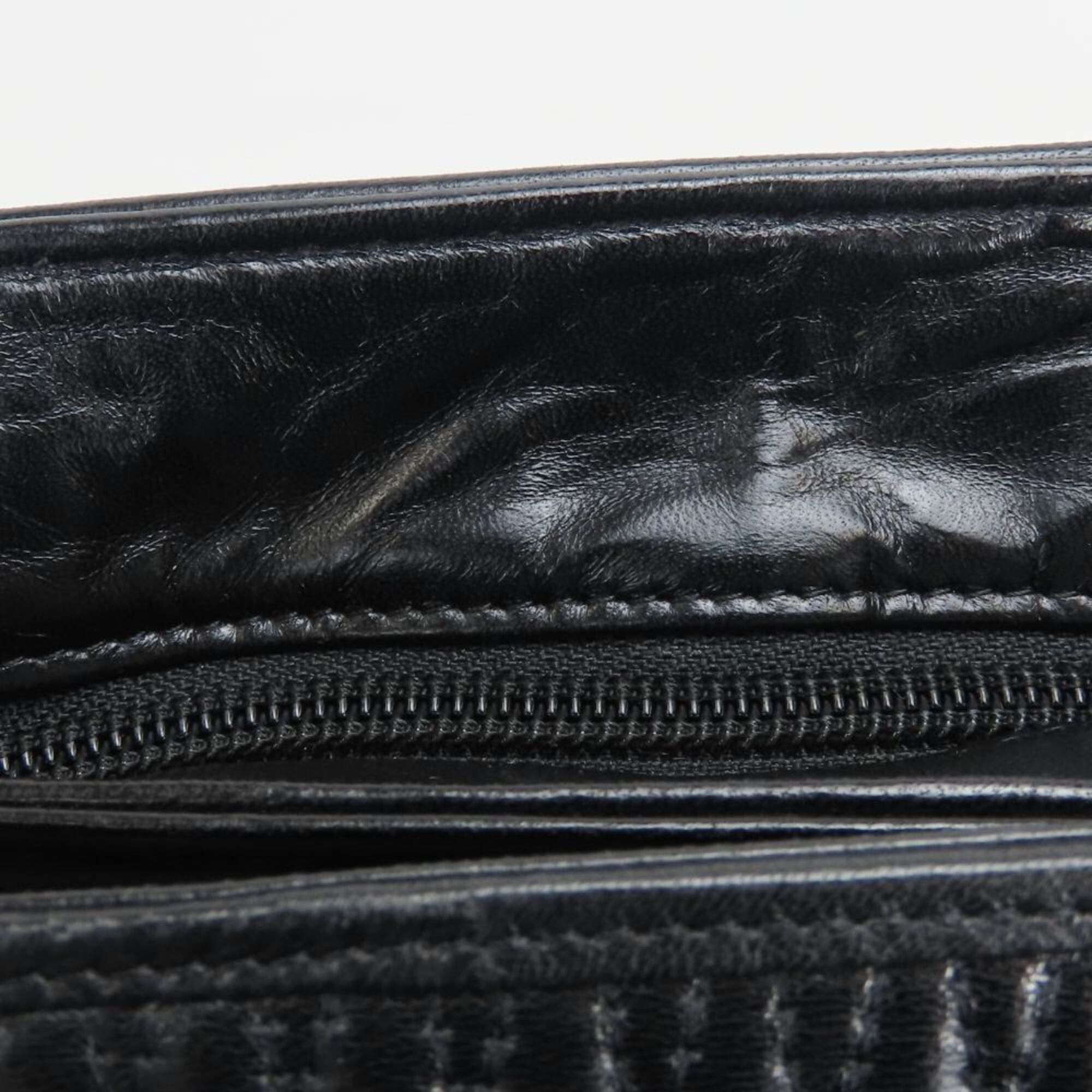 Bally Bally tote bag, quilted leather, black, gold hardware, chain, fringe, women's. Size ONE SIZE - 19 Thumbnail