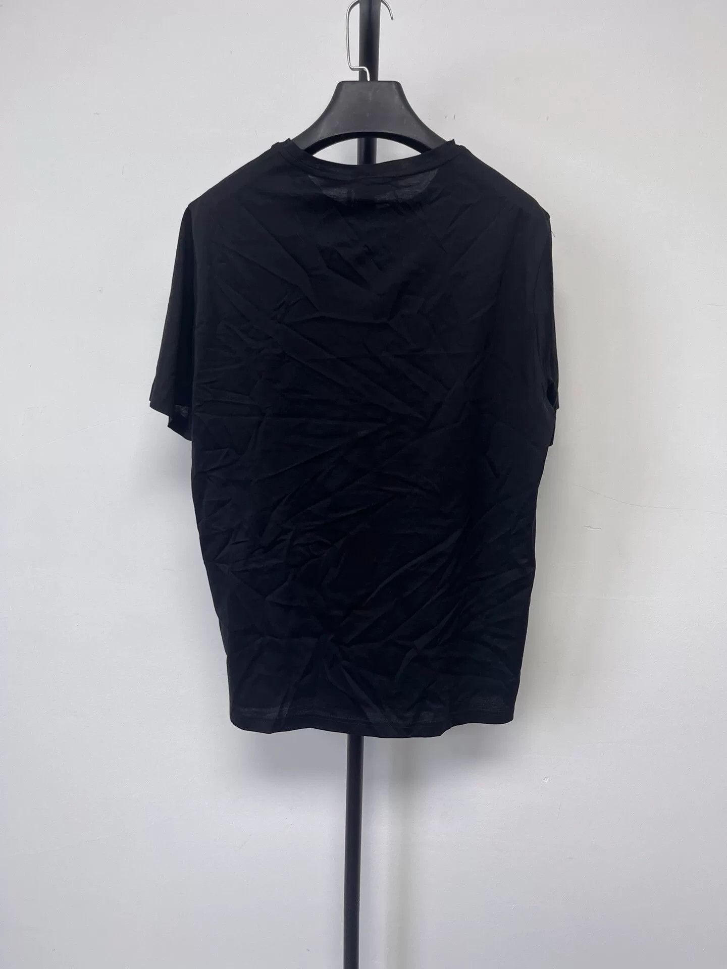 Prada Prada Men's Solid Round Neck Loose T-shirt Size US M / EU 48-50 / 2 - 2 Thumbnail