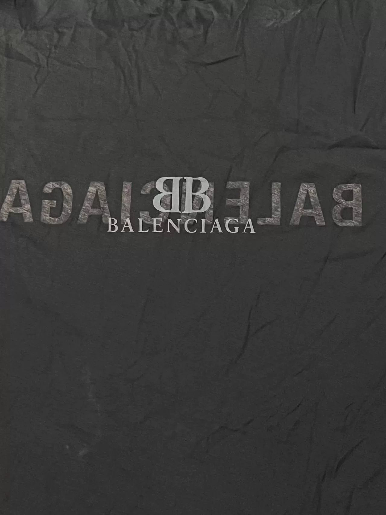 Balenciaga Balenciaga Logo Print Crewneck Short Sleeve T-Shirt Size US M / EU 48-50 / 2 - 3 Thumbnail