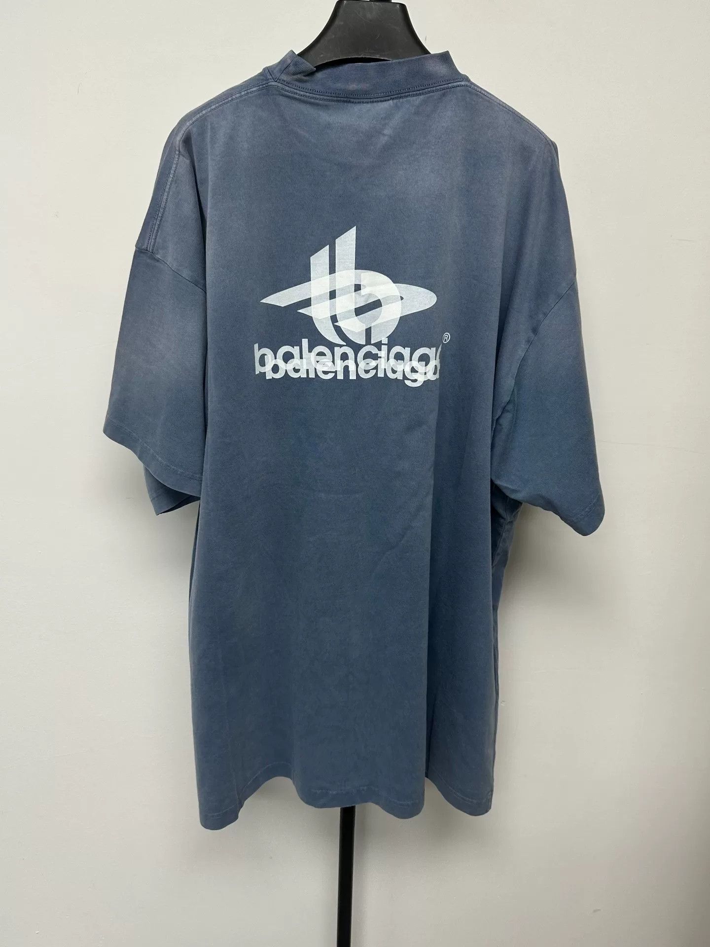 Balenciaga Balenciaga Phantom Overlapping Logo T-Shirt Size US XL / EU 56 / 4 - 2 Thumbnail