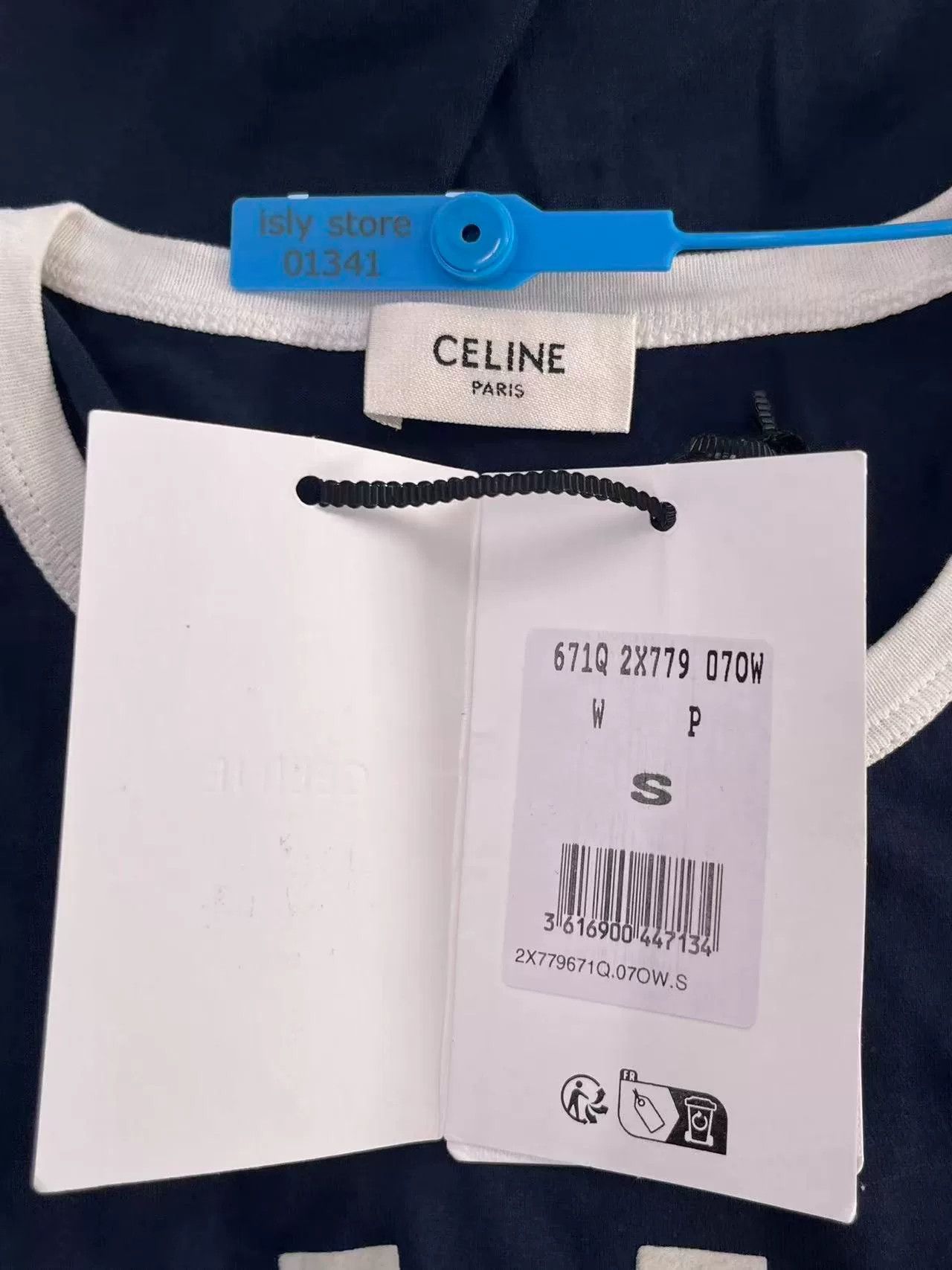 Celine CELINE Logo Print Round Neck Short Sleeve T-shirt Size S / US 4 / IT 40 - 5 Thumbnail