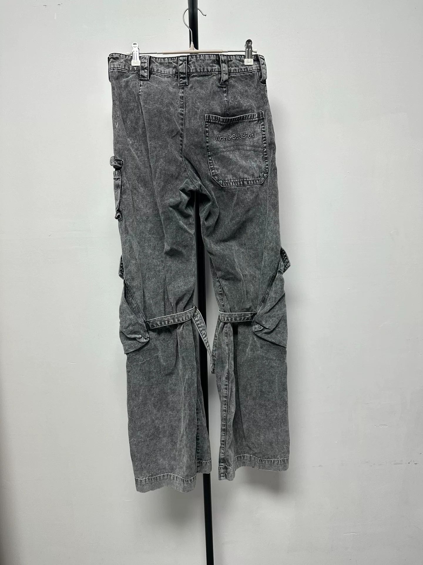 Acne Studios Acne Vintage Faded Straight Cargo Jeans Size US 34 / EU 50 - 2 Thumbnail