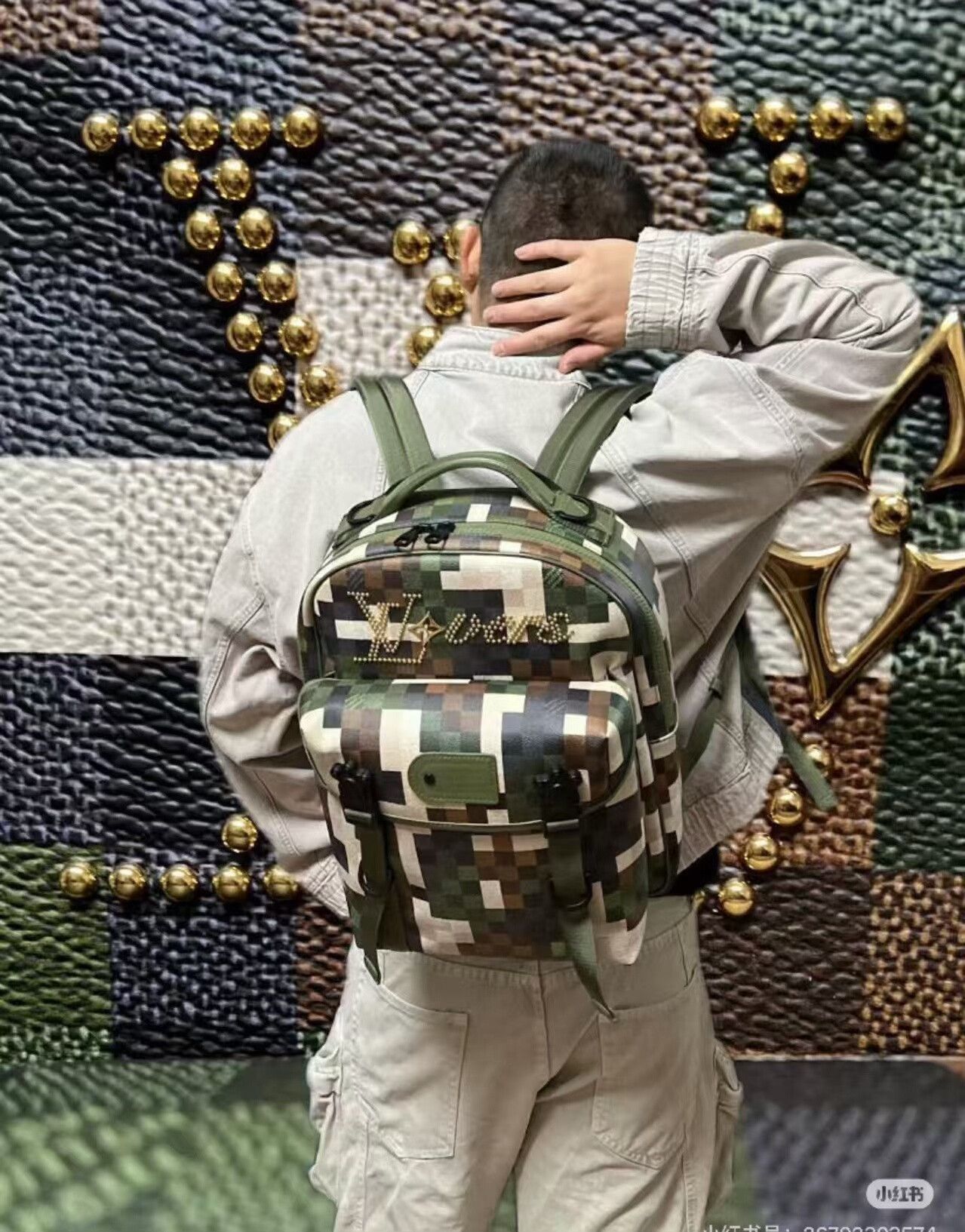 Louis Vuitton Louis Vuitton Pharrell Camo Backpack Size ONE SIZE - 5 Thumbnail