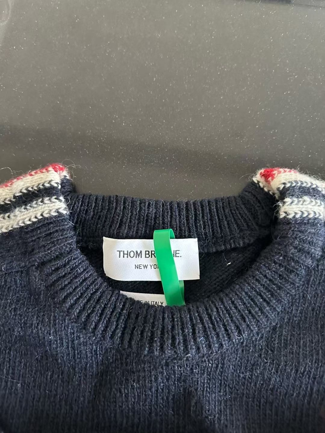 Thom Browne Thom Browne Blue Striped Wool Sweater Size US M / EU 48-50 / 2 - 3 Thumbnail