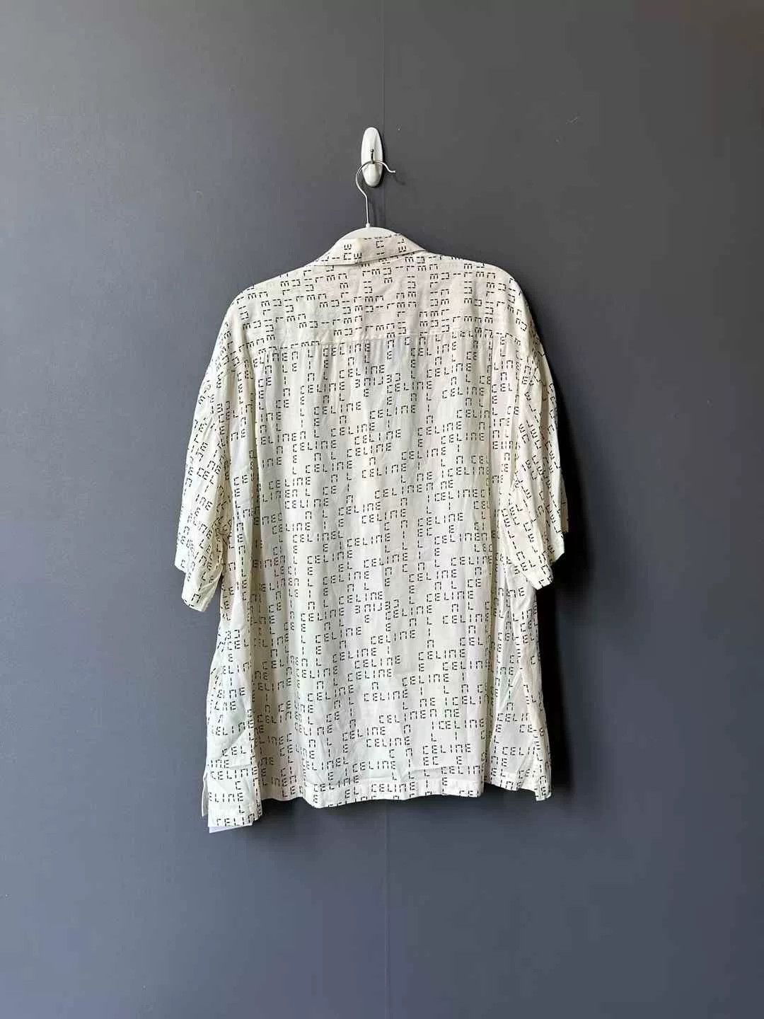 Celine Celine Short Sleeve Text Print Shirt Size US M / EU 48-50 / 2 - 2 Thumbnail
