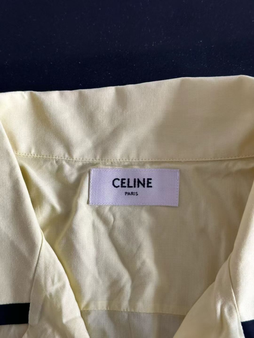 Celine Celine Embroidered Logo Short-Sleeve Shirt Size US M / EU 48-50 / 2 - 3 Thumbnail
