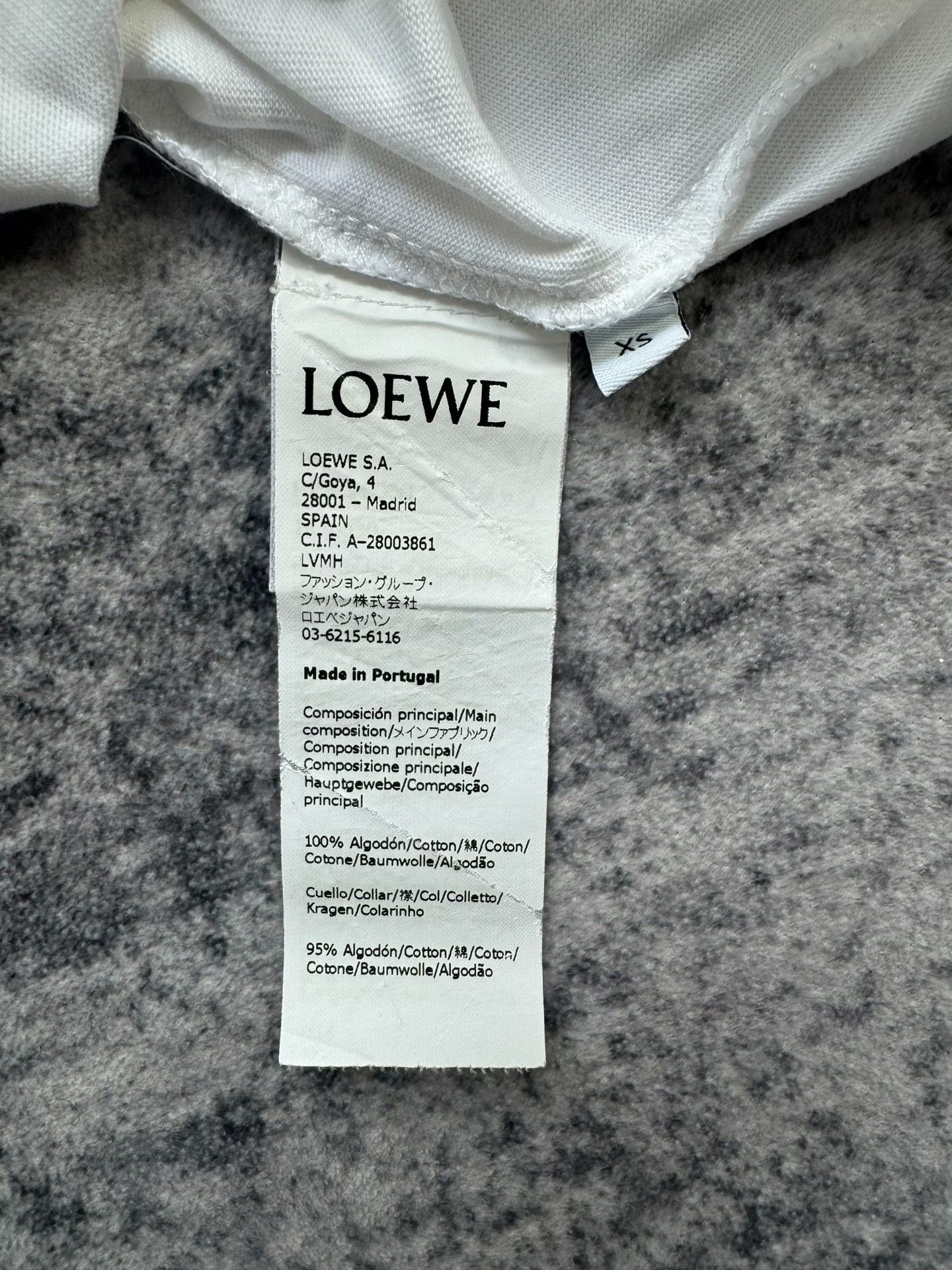 Loewe Loewe White Embroidered Logo Short Sleeve Size XS / US 0-2 / IT 36-38 - 6 Thumbnail
