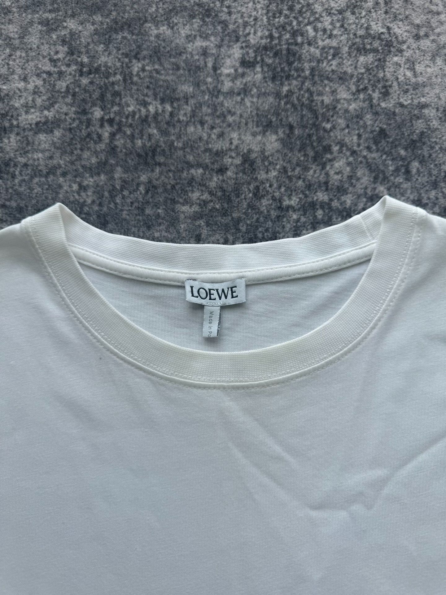 Loewe Loewe White Embroidered Logo Short Sleeve Size XS / US 0-2 / IT 36-38 - 5 Thumbnail