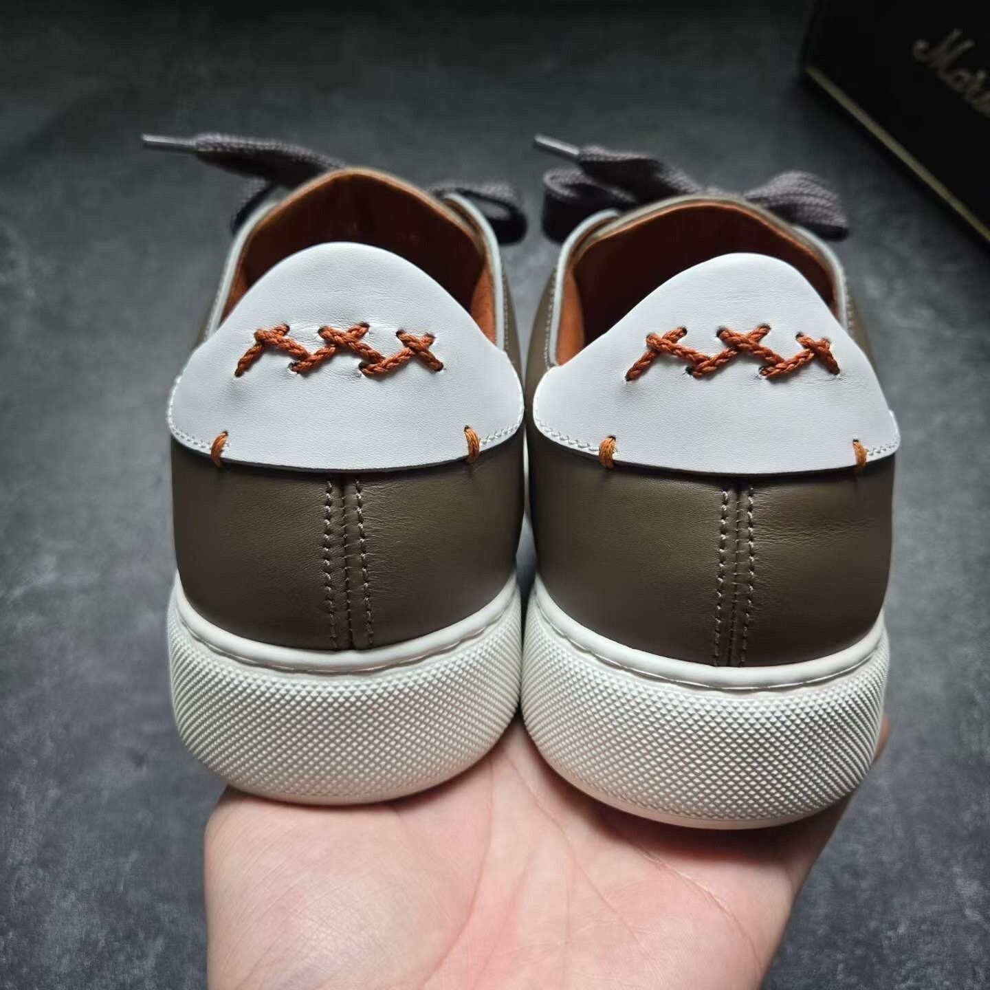 Ermenegildo Zegna ZEGNA XXX Brown White Sneakers Size US 8.5 / EU 41-42 - 3 Thumbnail