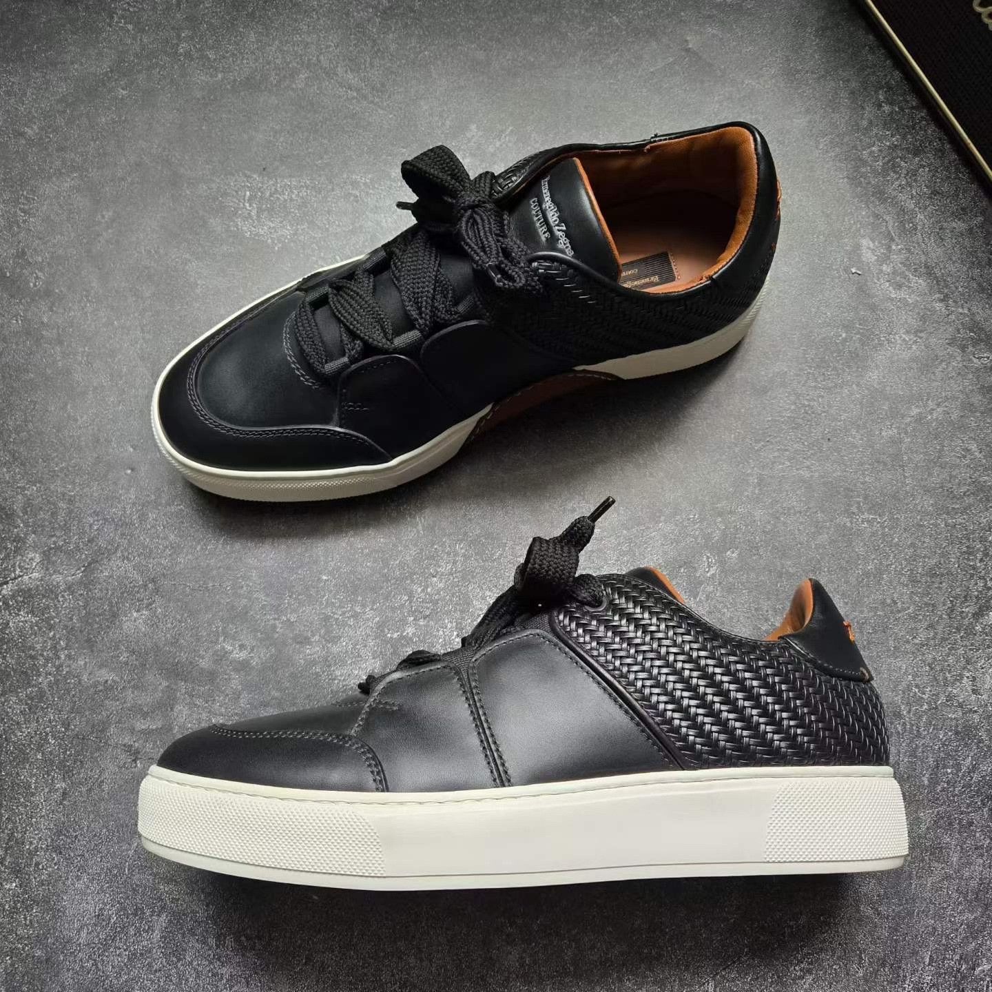 Ermenegildo Zegna ZEGNA XXX Black White Sneakers Size US 8.5 / EU 41-42 - 4 Thumbnail