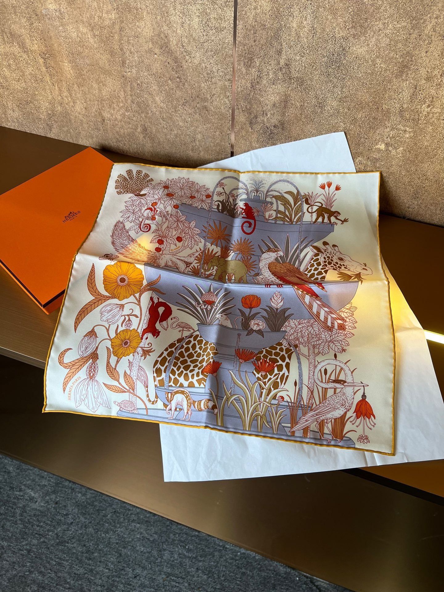 Hermes Hermes Square Silk Scarf Size ONE SIZE - 2 Thumbnail